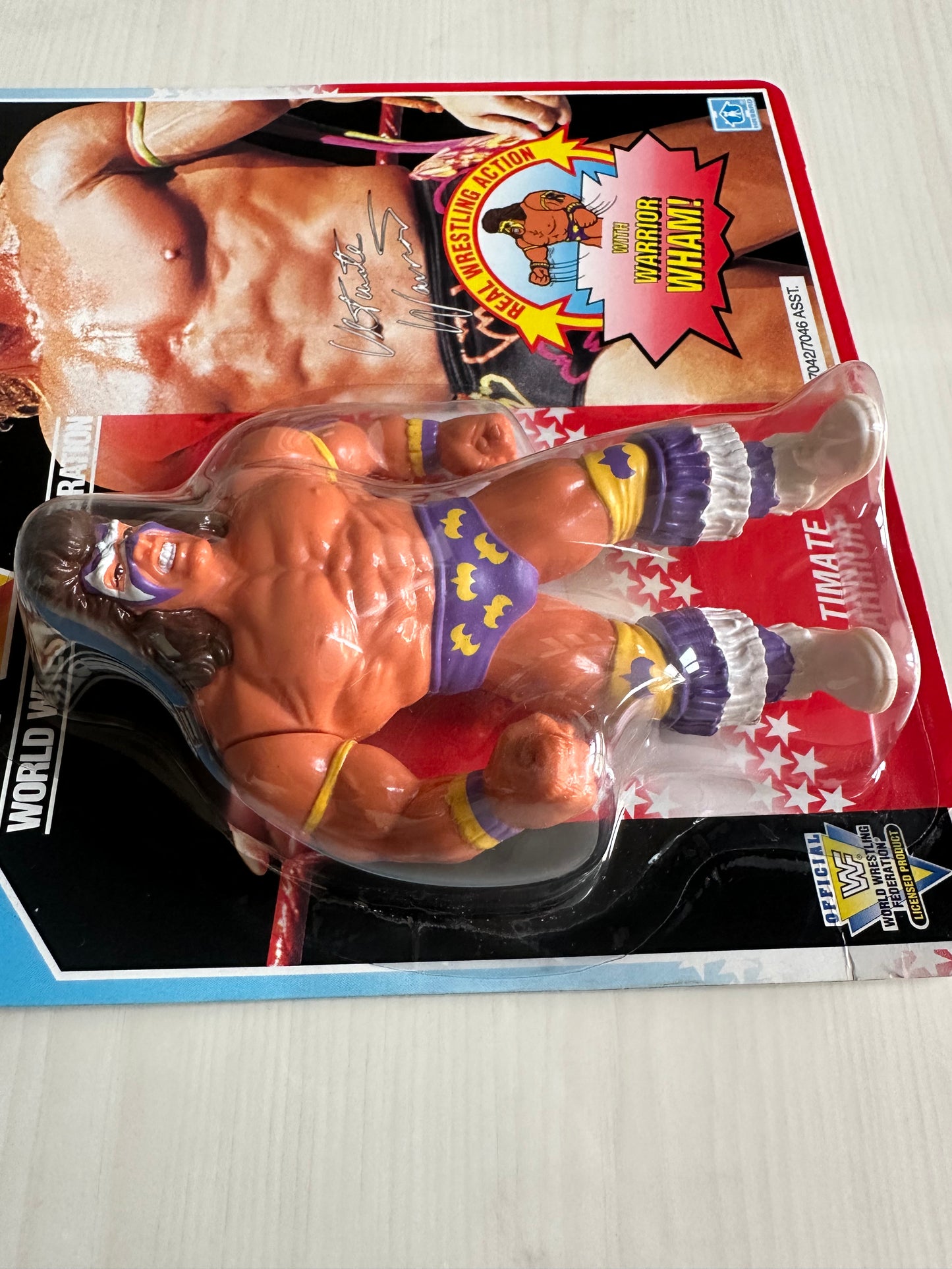 Ultimate Warrior Series 3 WWF Hasbro MOC figure