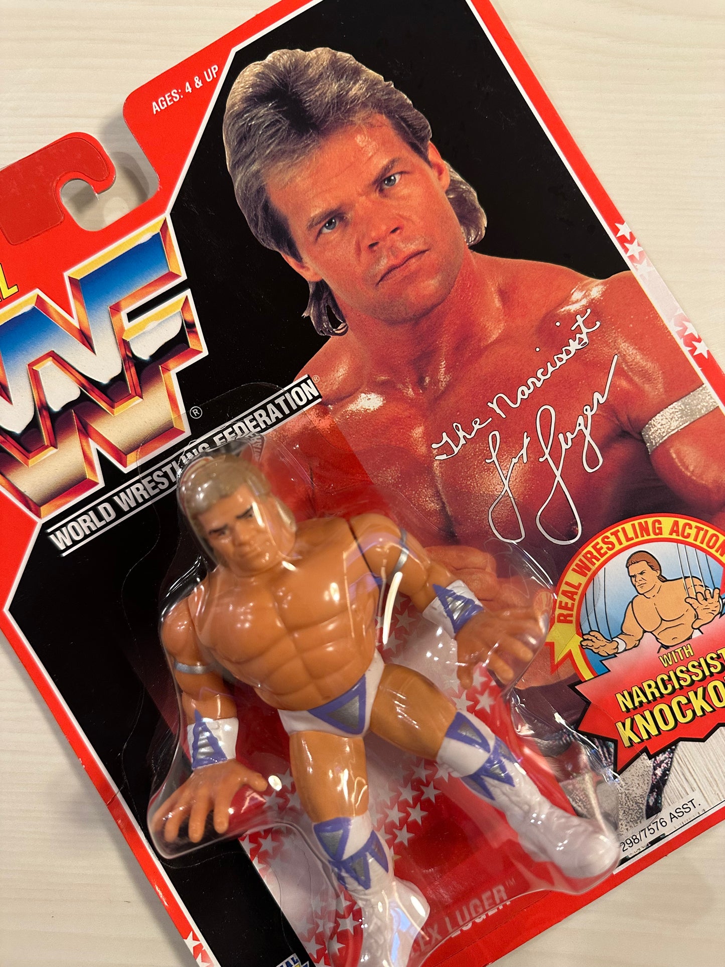 Lex Luger Series 8 WWF Hasbro