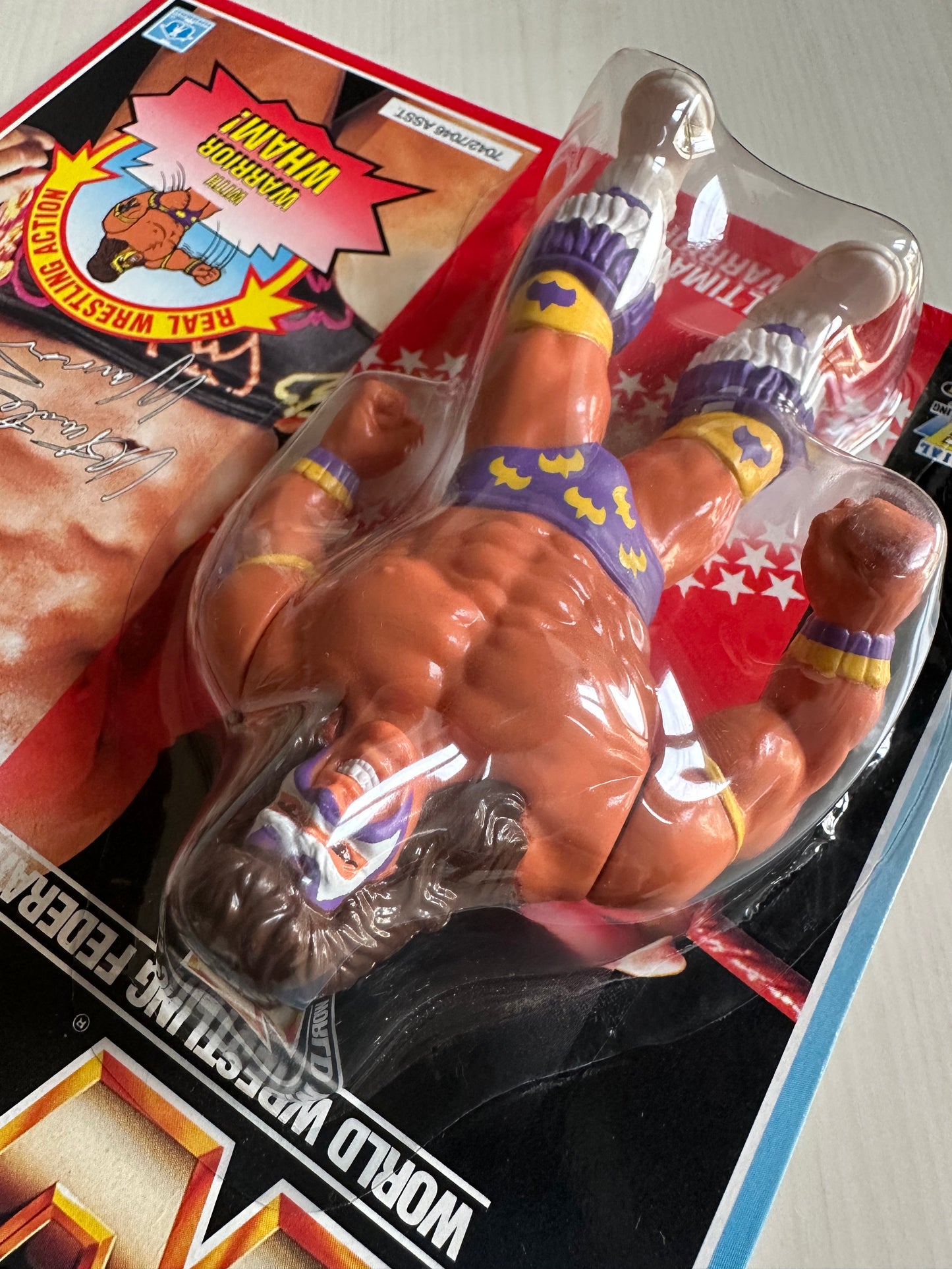 Ultimate Warrior Series 3 WWF Hasbro MOC figure