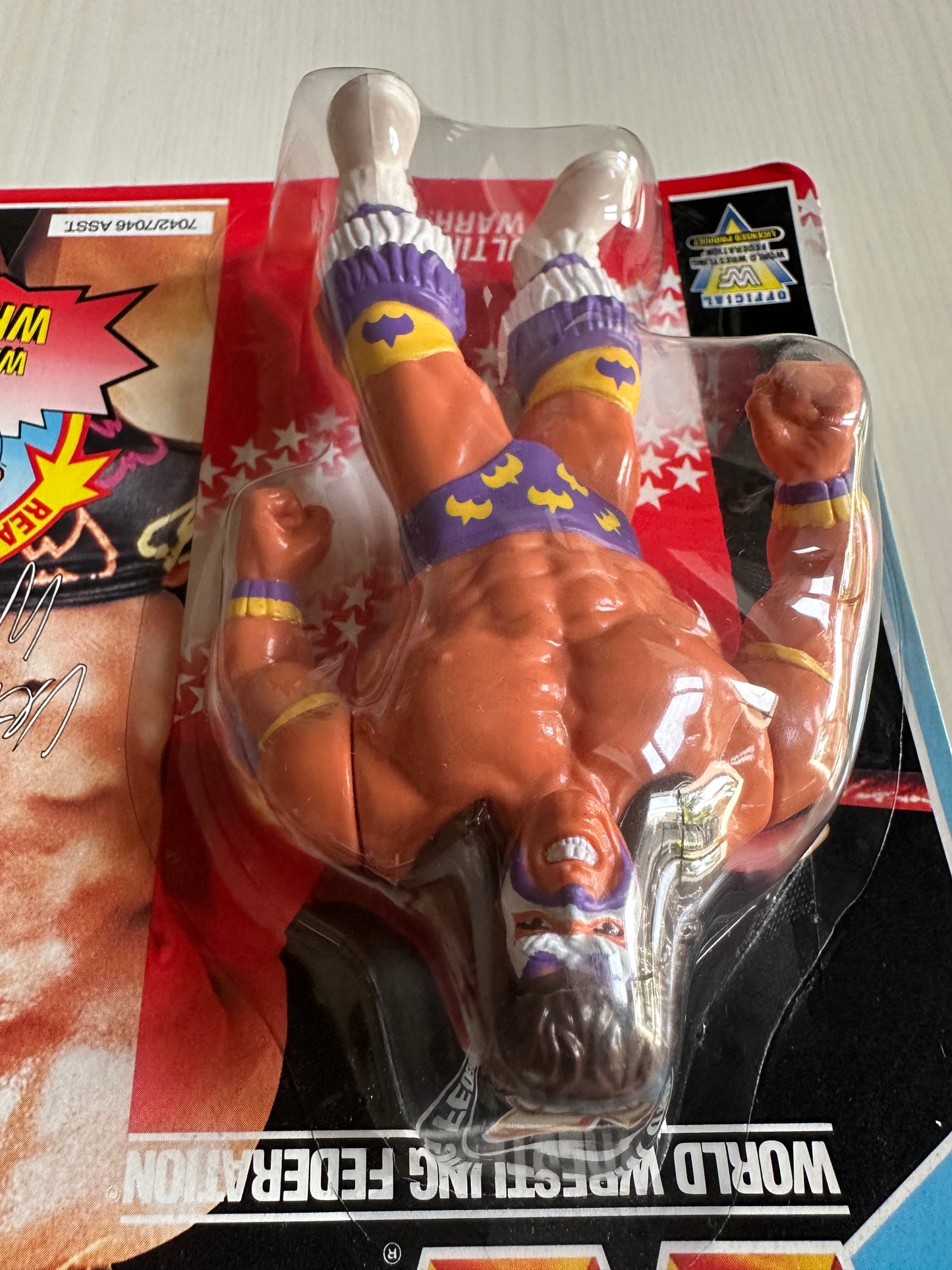 Ultimate Warrior Series 3 WWF Hasbro MOC figure