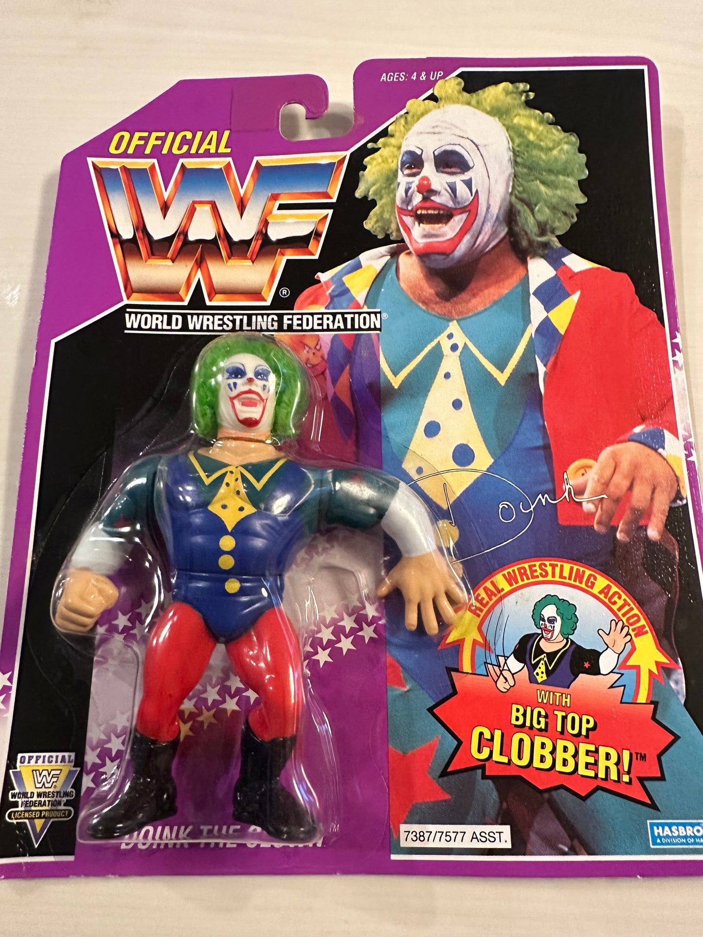 Doink the Clown Series 9 WWF Hasbro