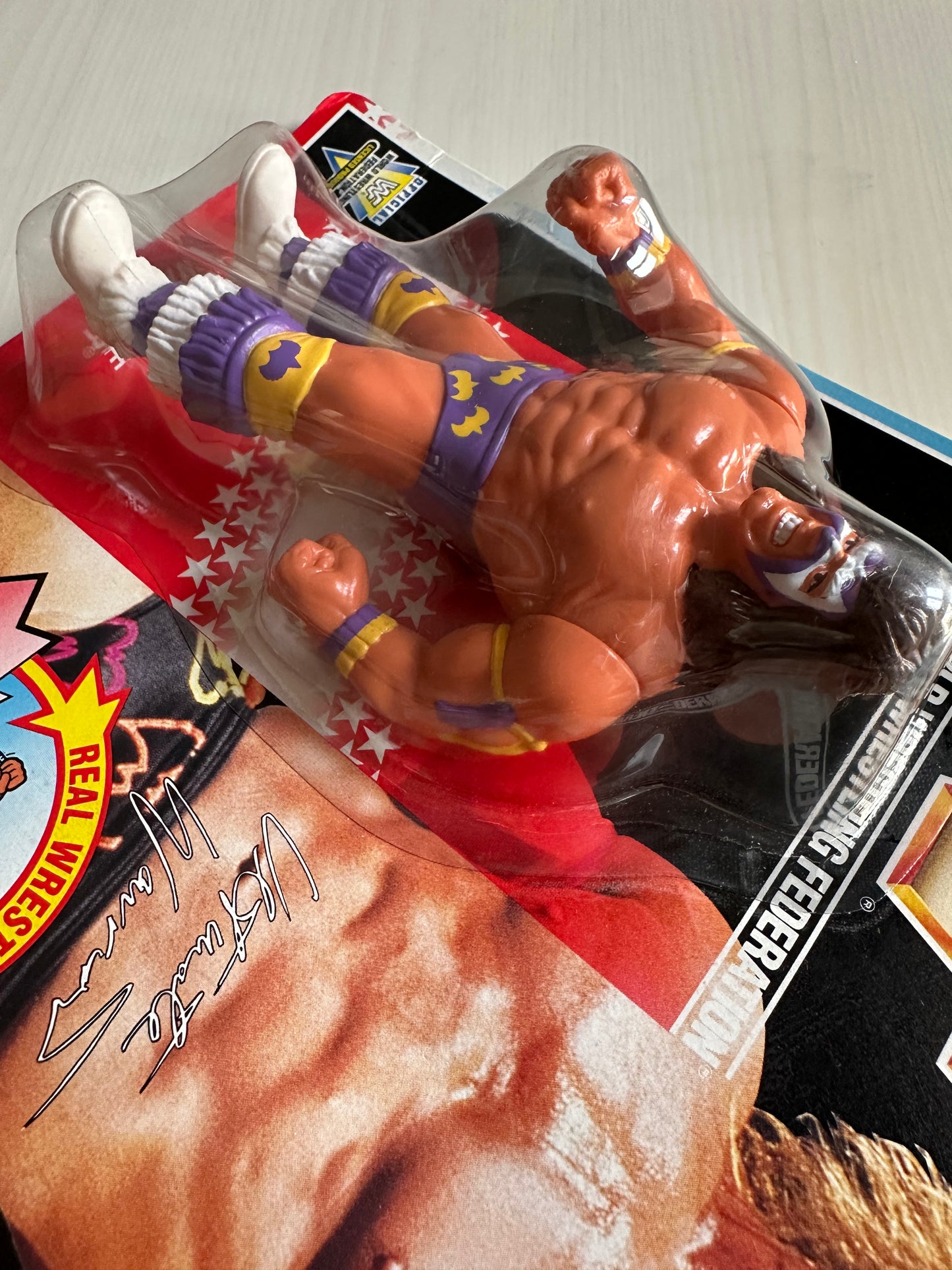 Ultimate Warrior Series 3 WWF Hasbro MOC figure