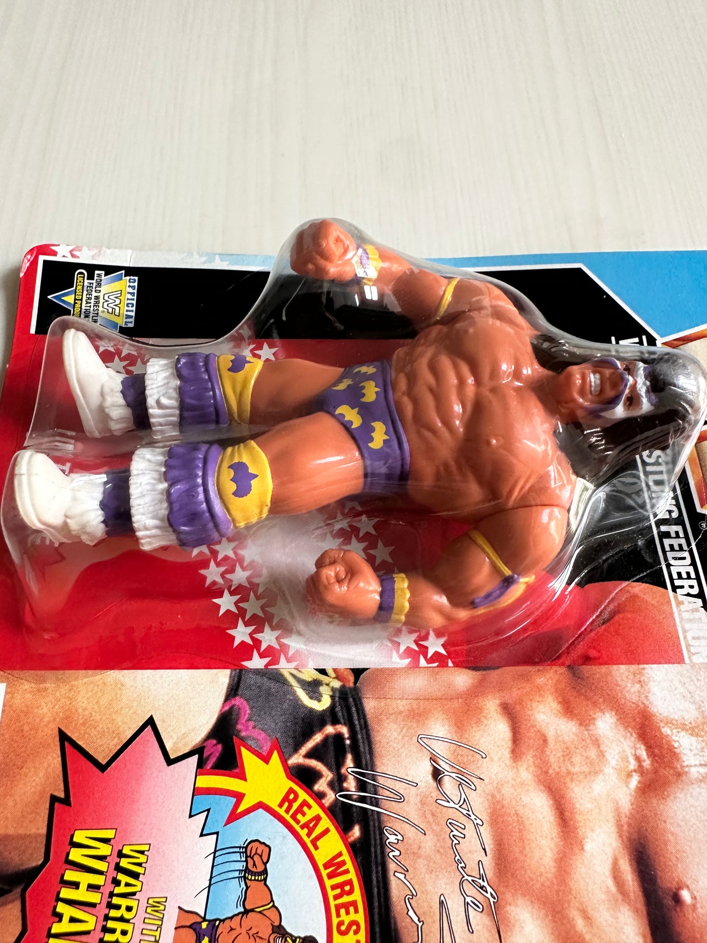 Ultimate Warrior Series 3 WWF Hasbro MOC figure