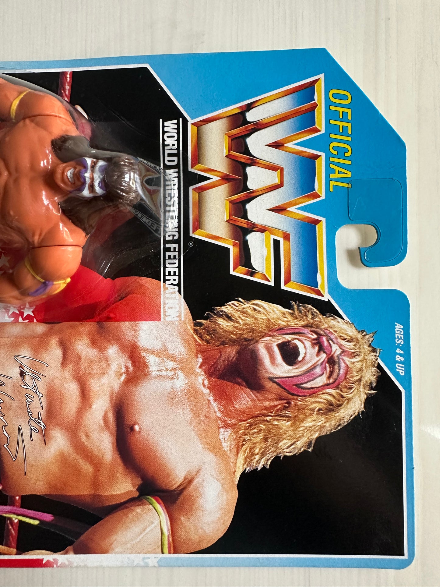 Ultimate Warrior Series 3 WWF Hasbro MOC figure