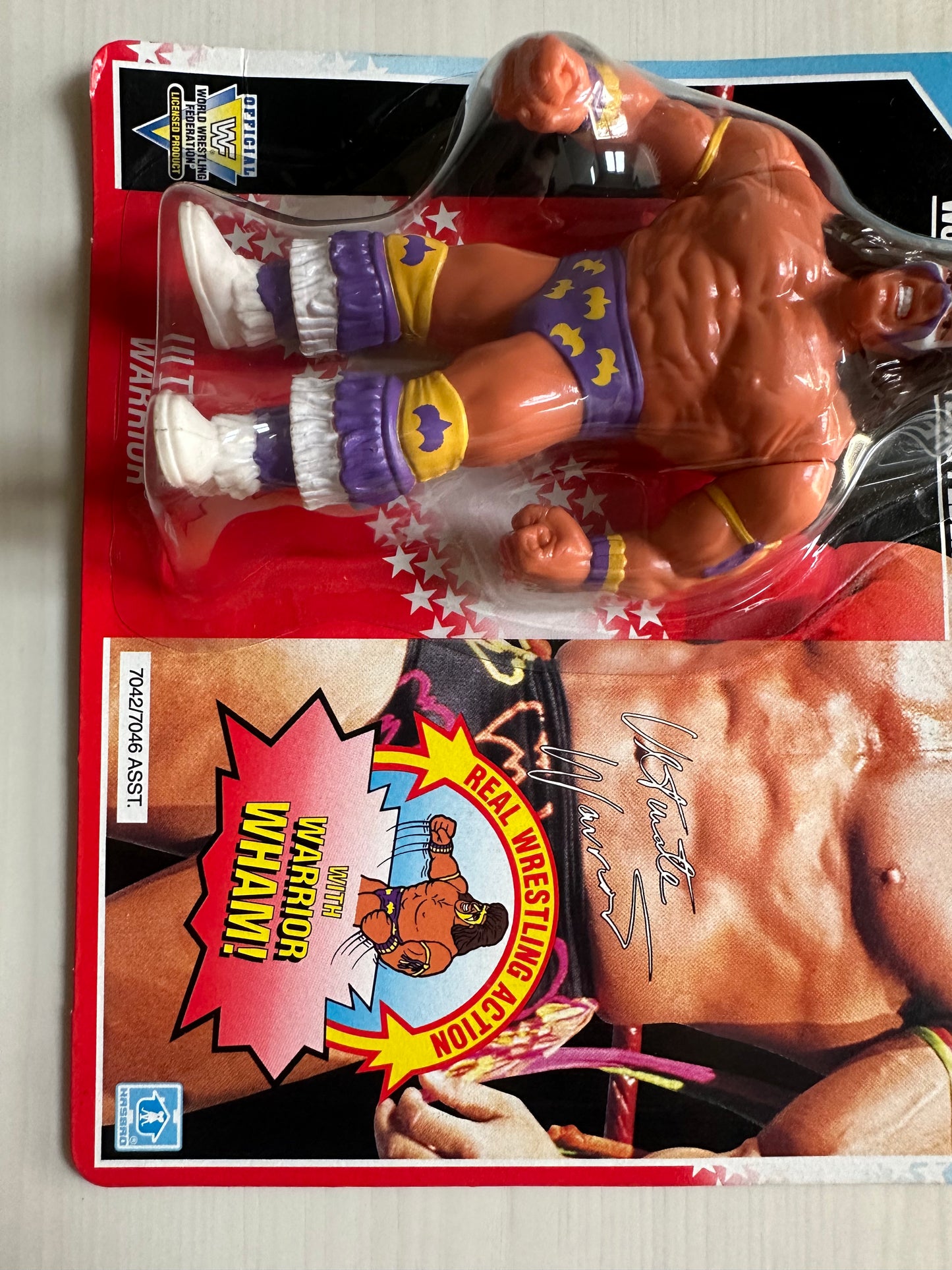 Ultimate Warrior Series 3 WWF Hasbro MOC figure