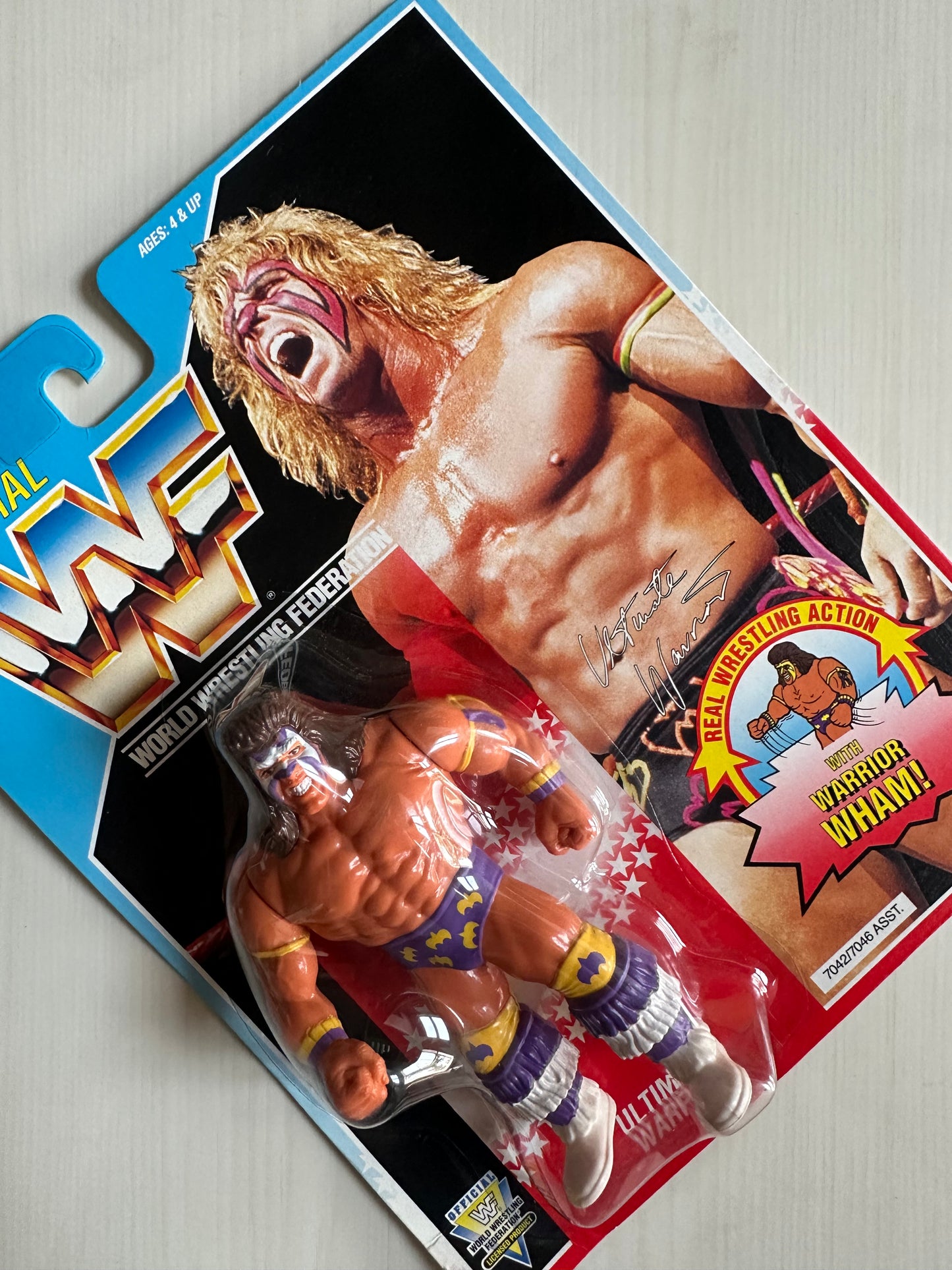 Ultimate Warrior Series 3 WWF Hasbro MOC figure