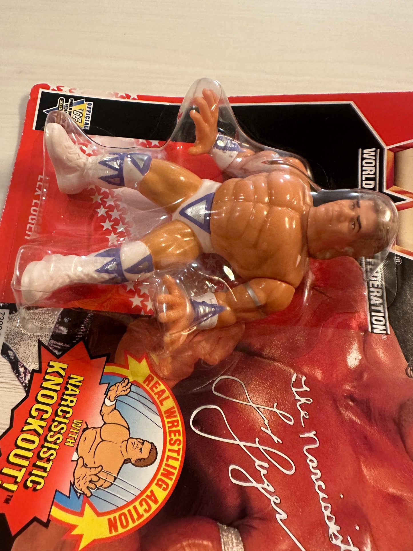 Lex Luger Series 8 WWF Hasbro