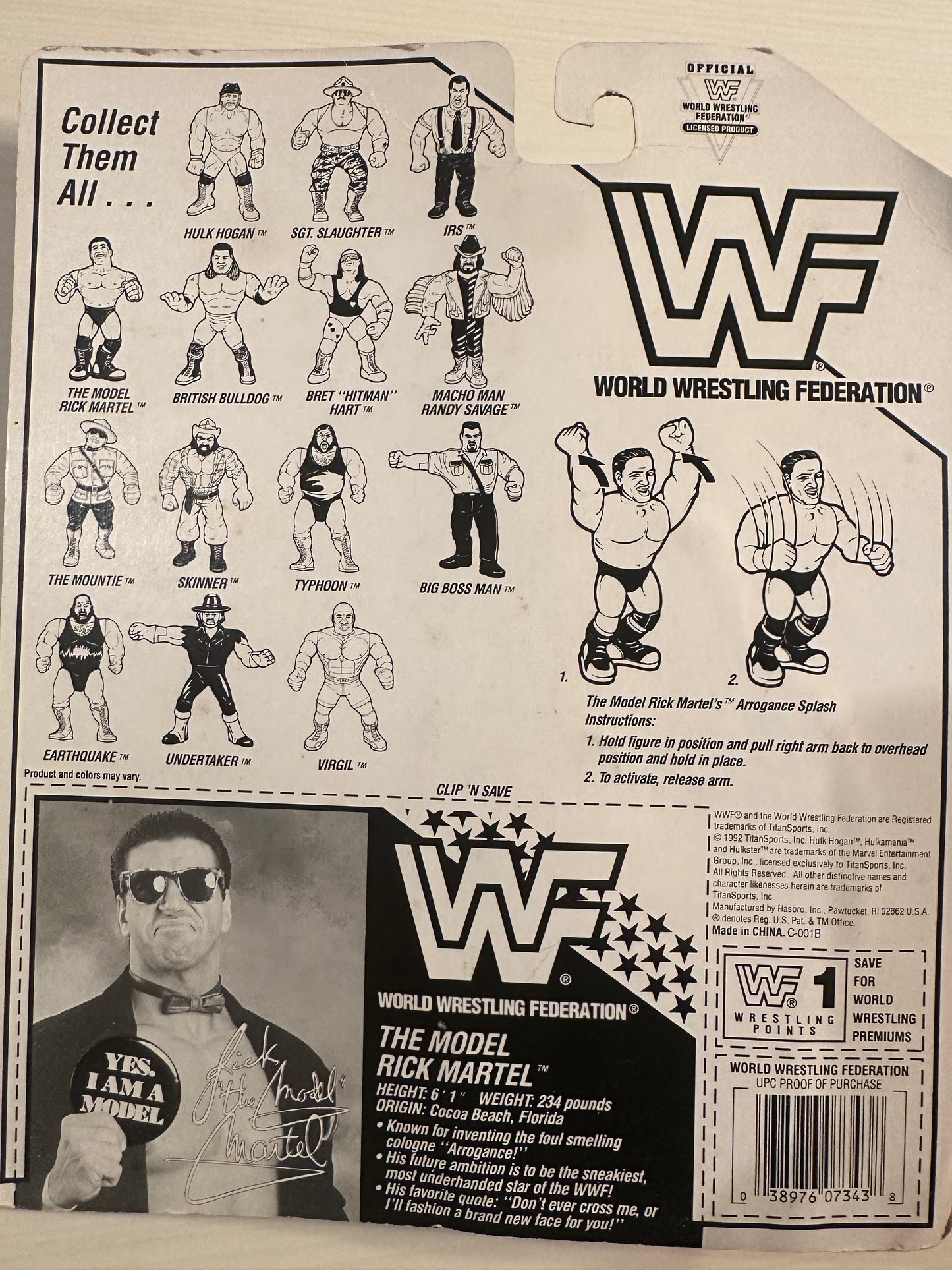 Rick the Model Martel Series 5 WWF Hasbro