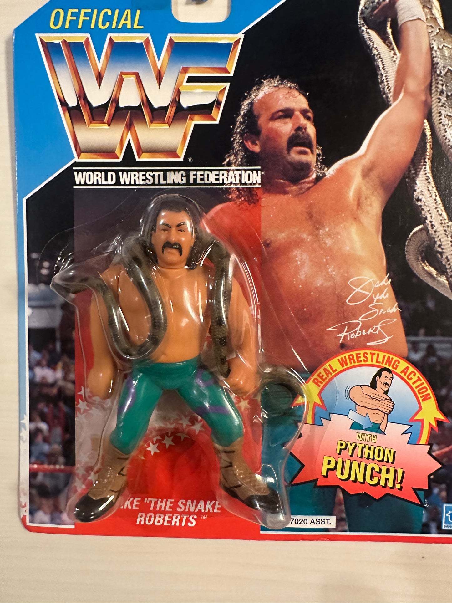 Jake the Snake Roberts Series 1 WWF Hasbro
