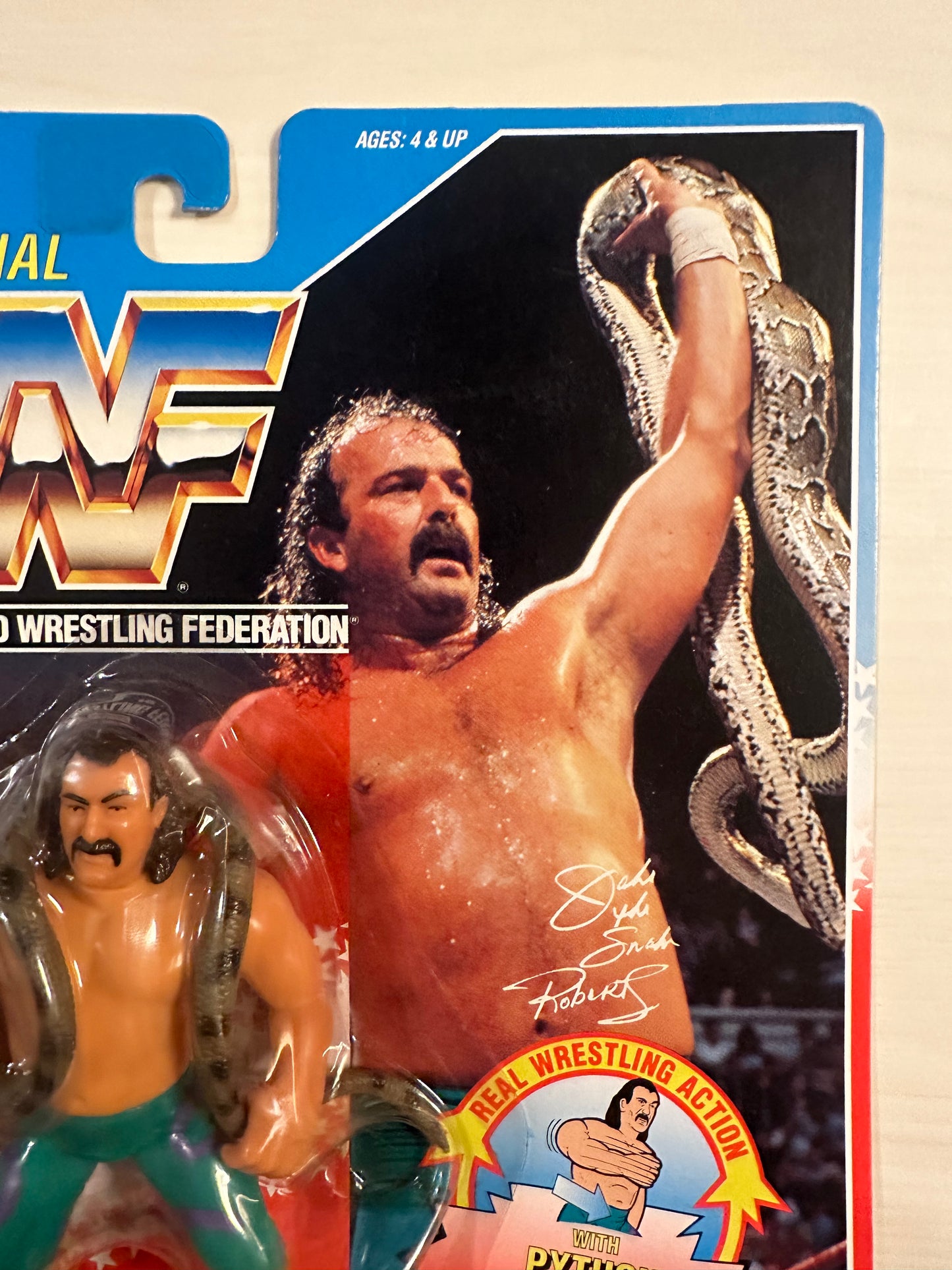 Jake the Snake Roberts Series 1 WWF Hasbro
