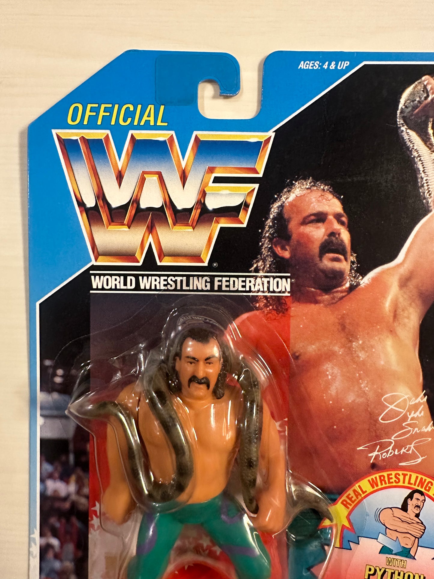 Jake the Snake Roberts Series 1 WWF Hasbro