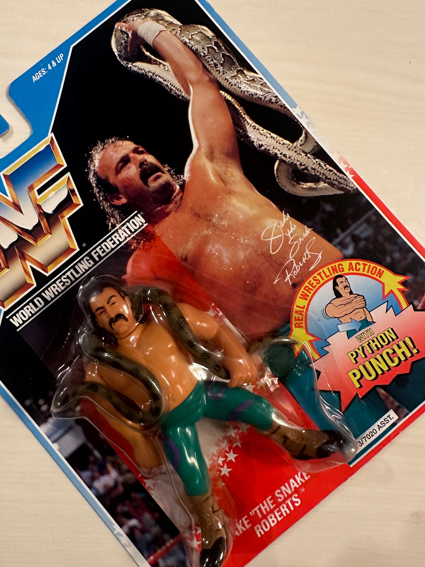 Jake the Snake Roberts Series 1 WWF Hasbro