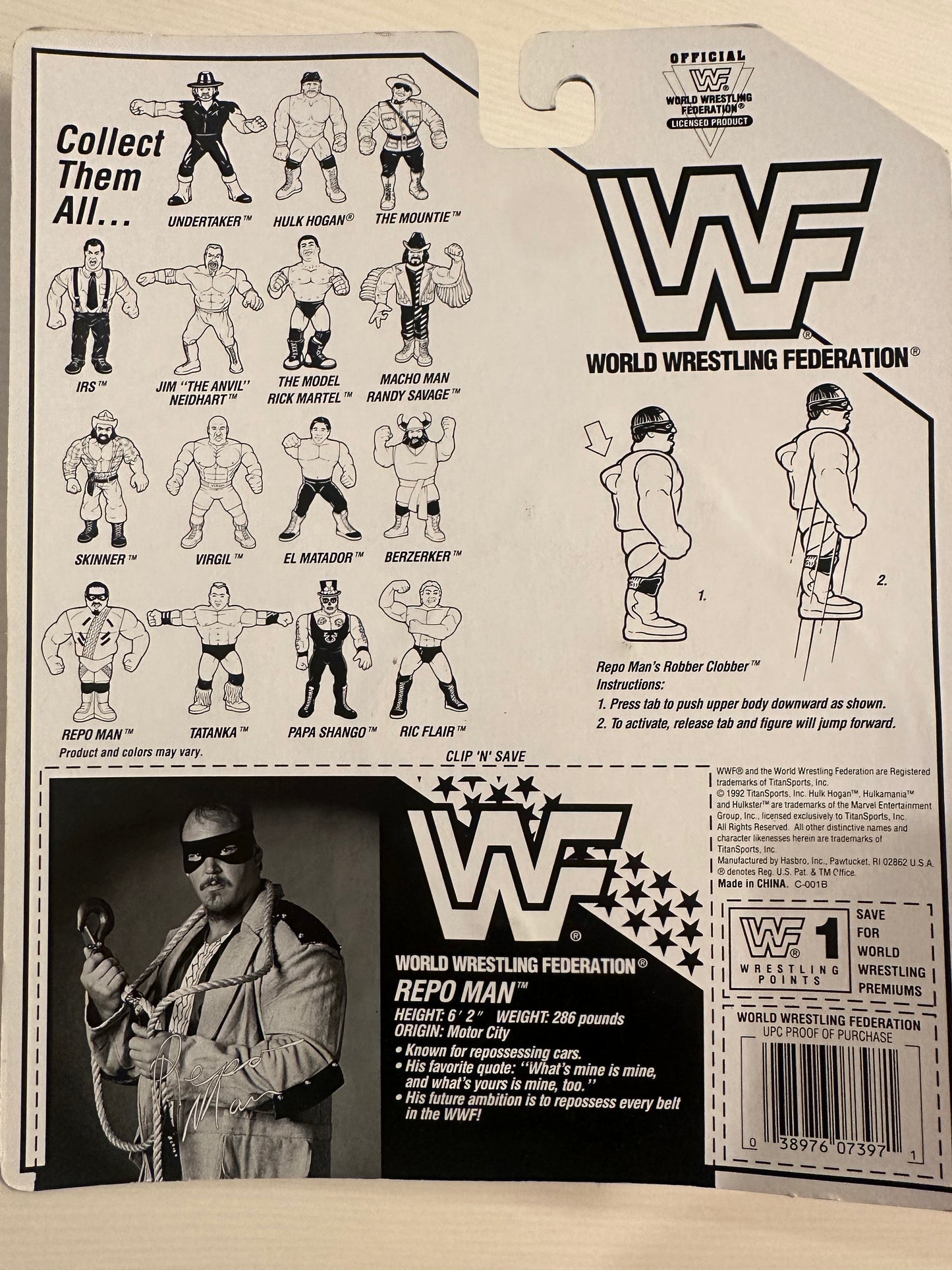 Repo Man Series 6 WWF Hasbro