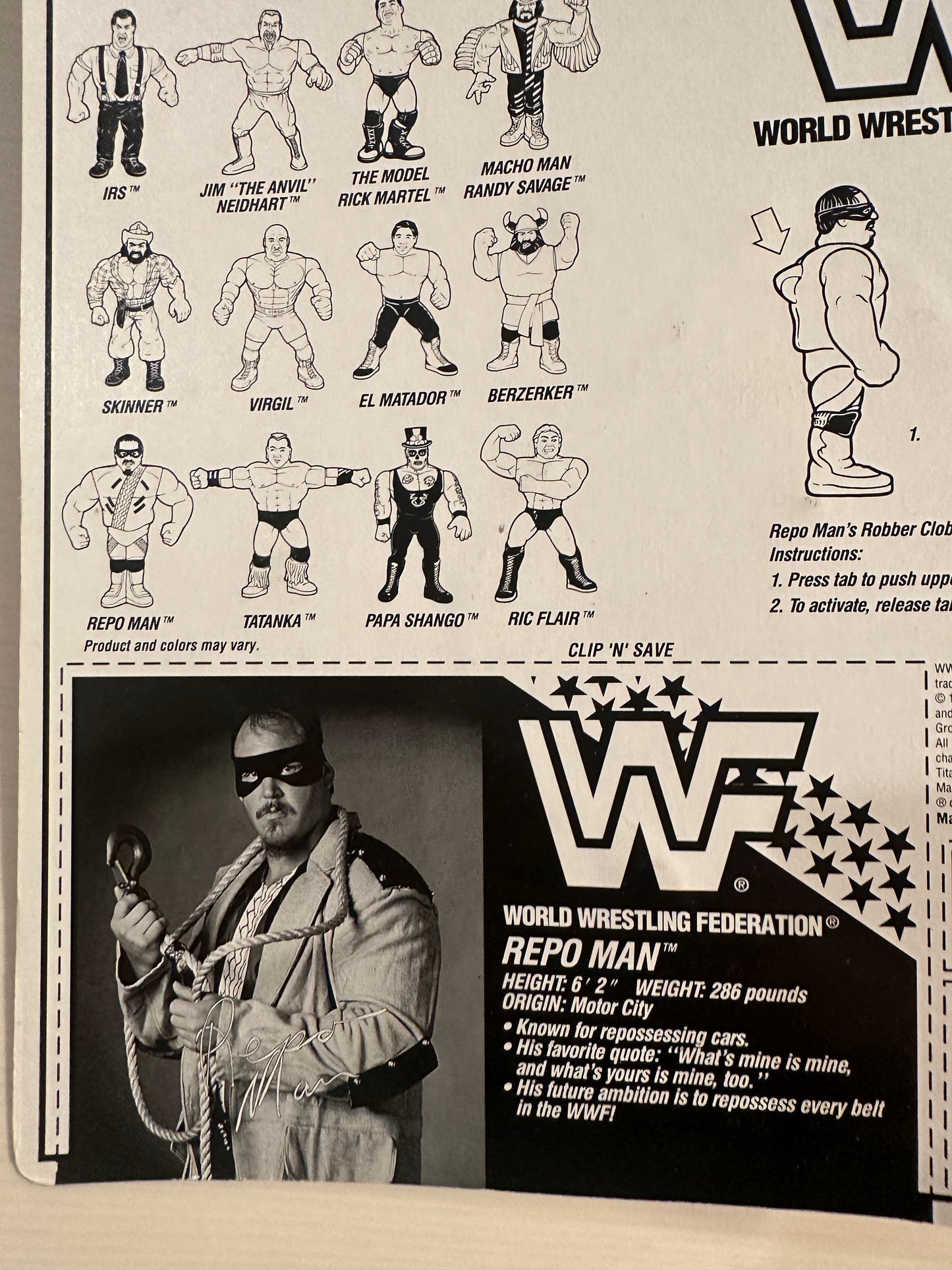 Repo Man Series 6 WWF Hasbro