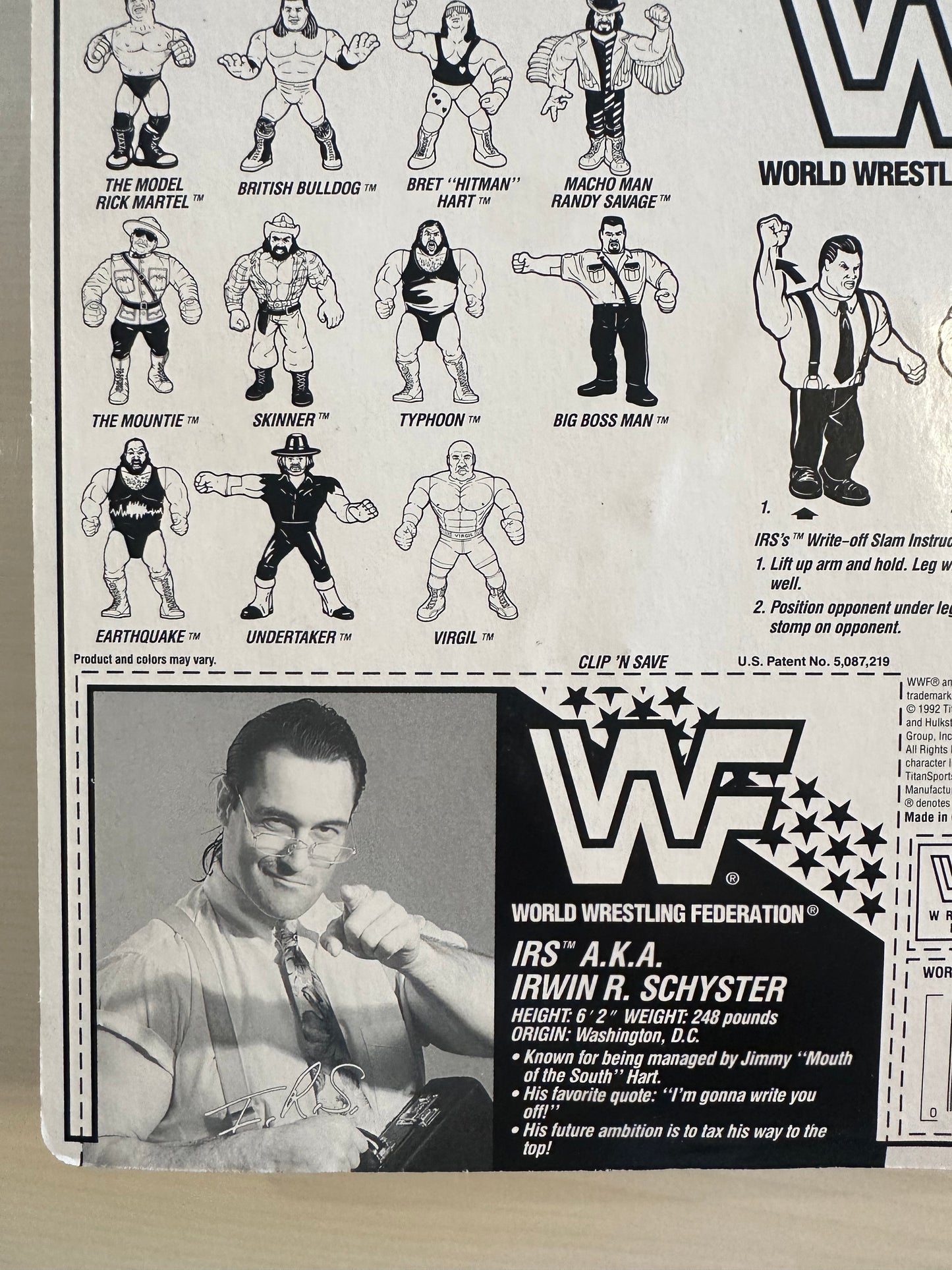 IRS Series 5 WWF Hasbro