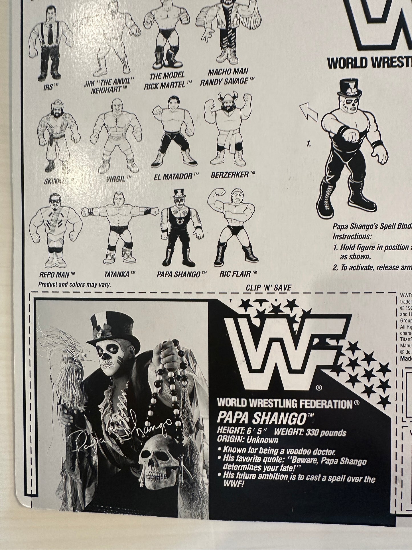 Papa Shango Series 6 WWF Hasbro