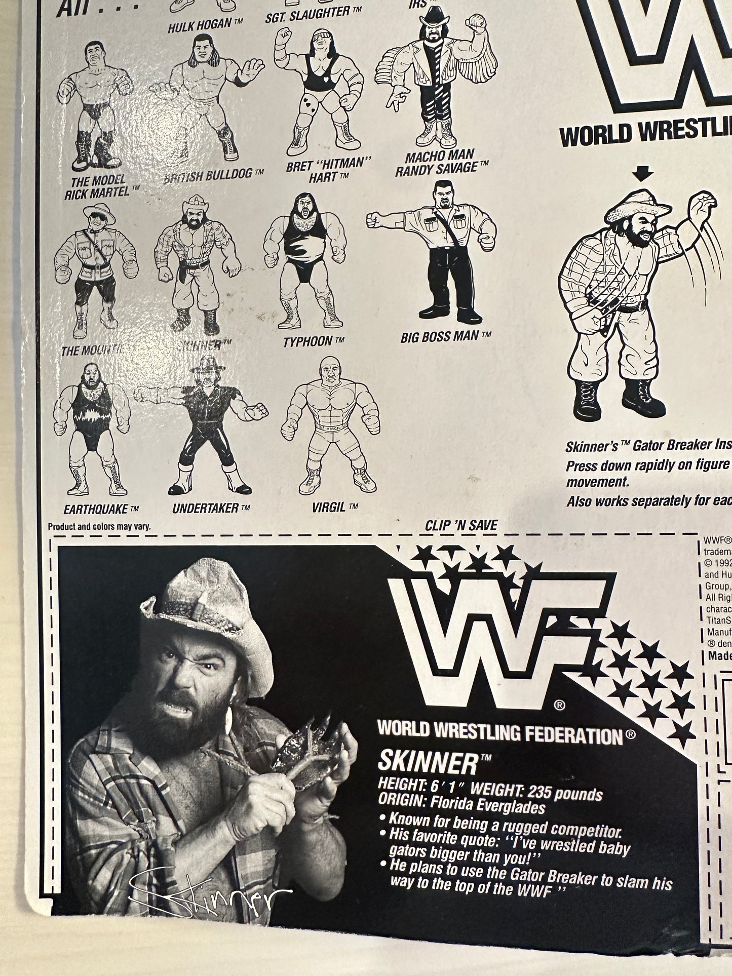 Skinner Series 5 WWF Hasbro