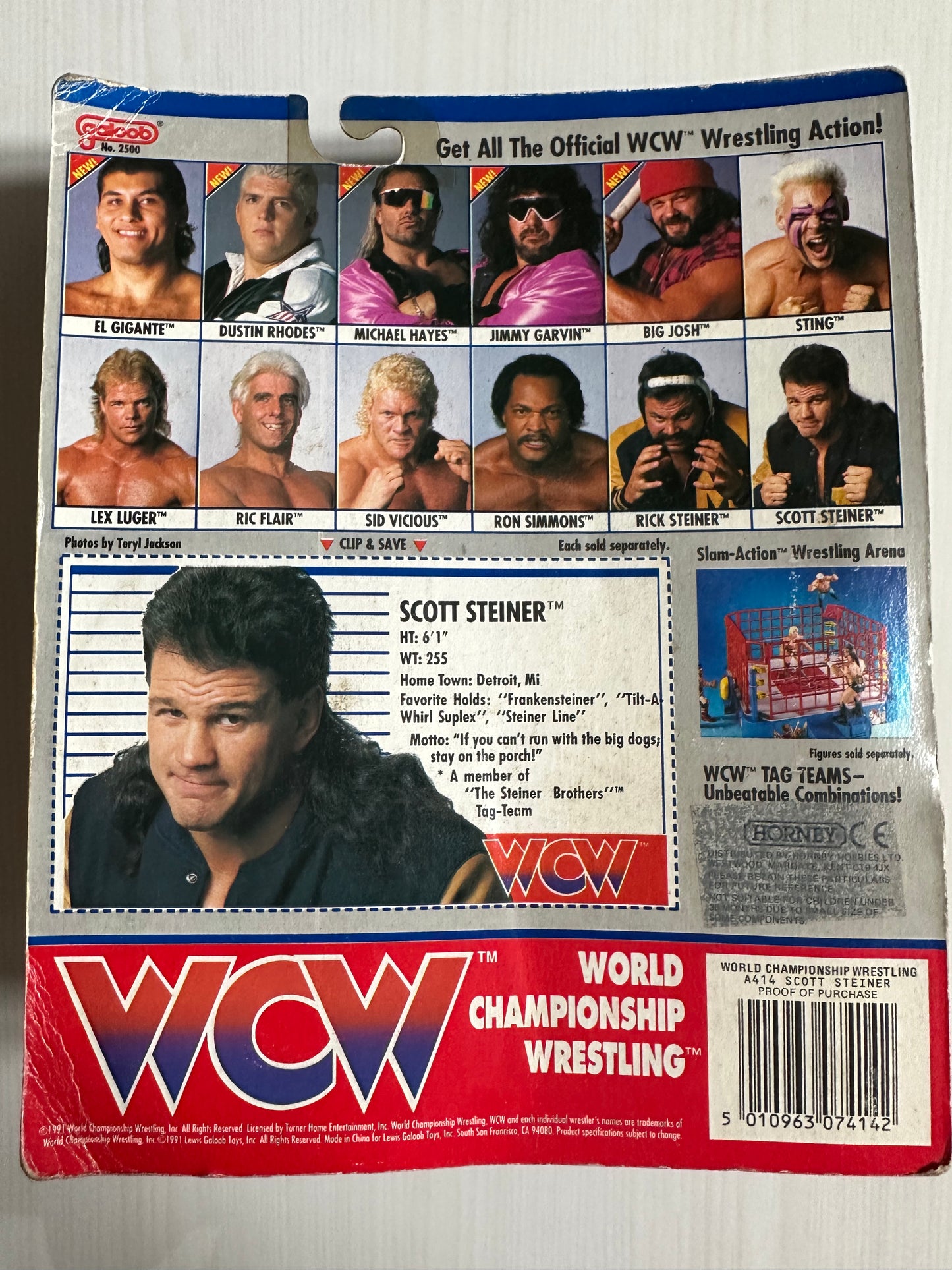 Scott Steiner WCW Galoob UK Exclusive