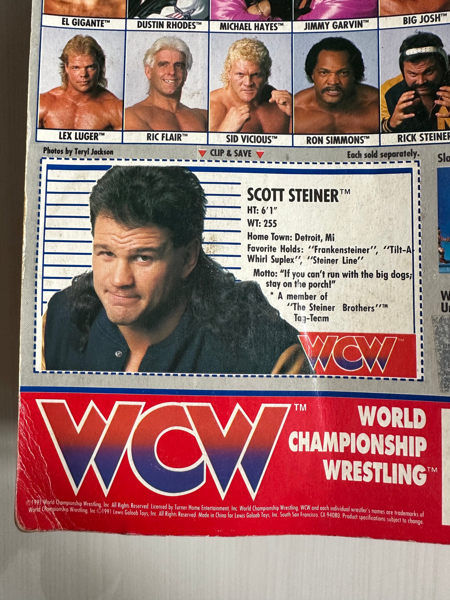 Scott Steiner WCW Galoob UK Exclusive