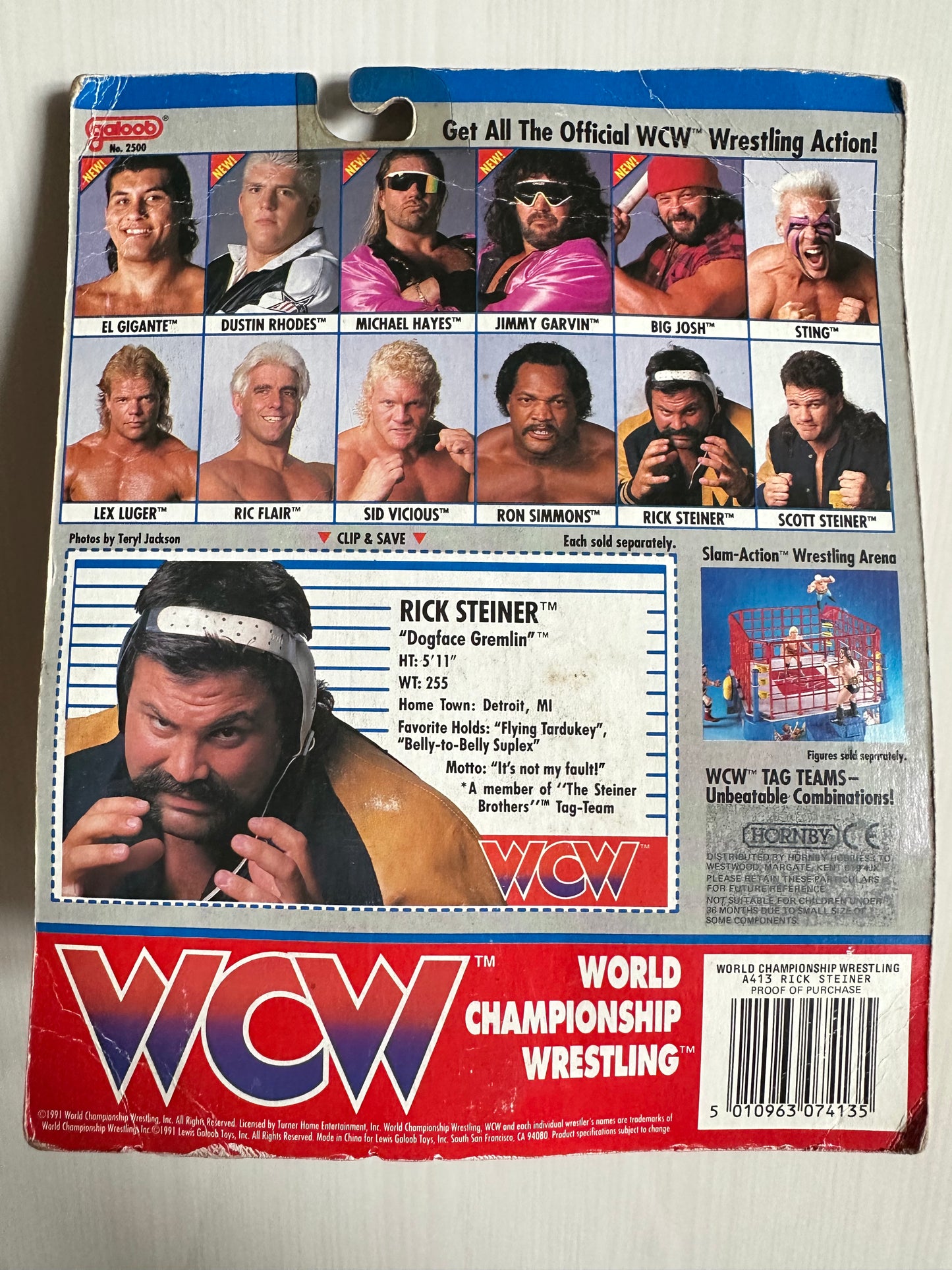 Rick Steiner WCW Galoob UK Exclusive