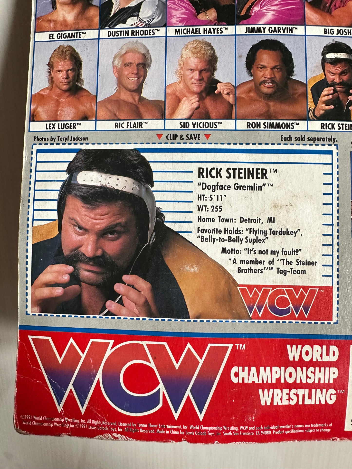 Rick Steiner WCW Galoob UK Exclusive