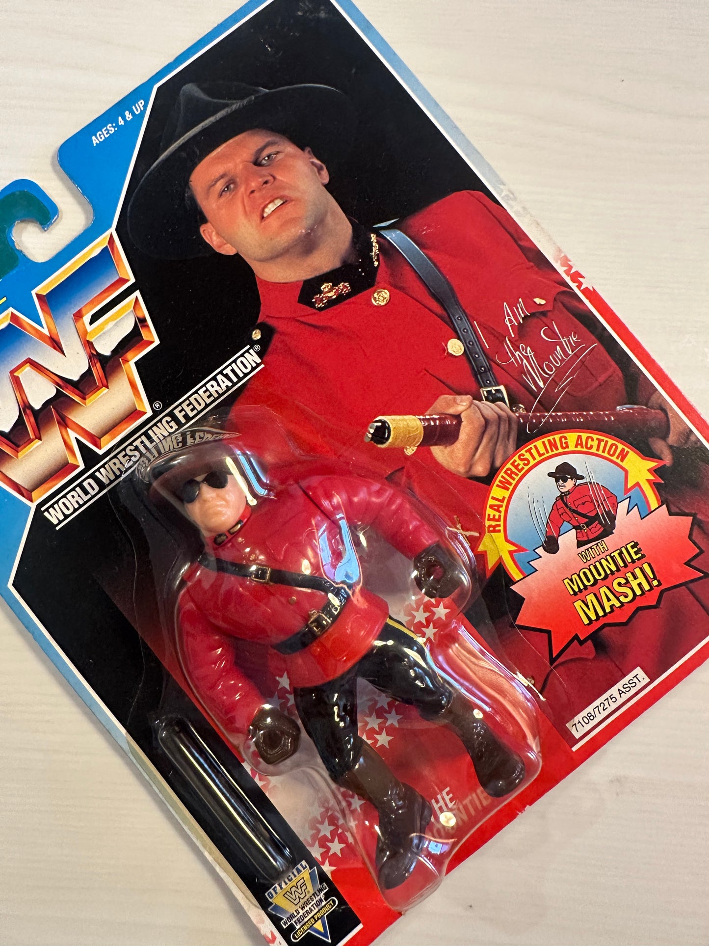 The Mountie Series 5 WWF Hasbro