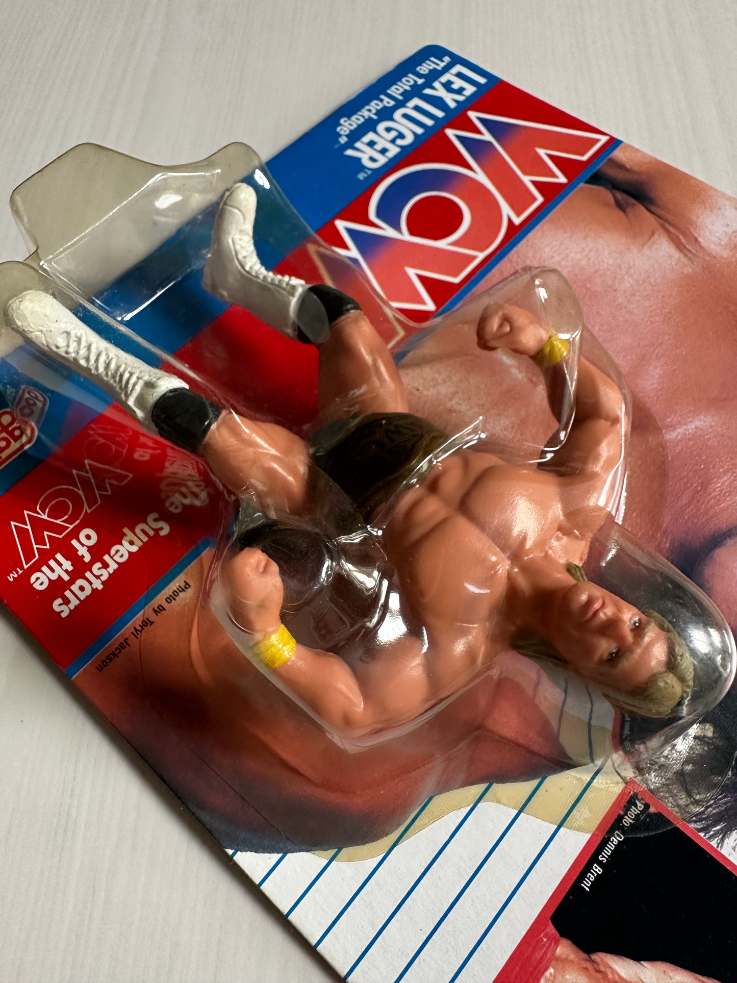 Lex Luger WCW Galoob UK Exclusive