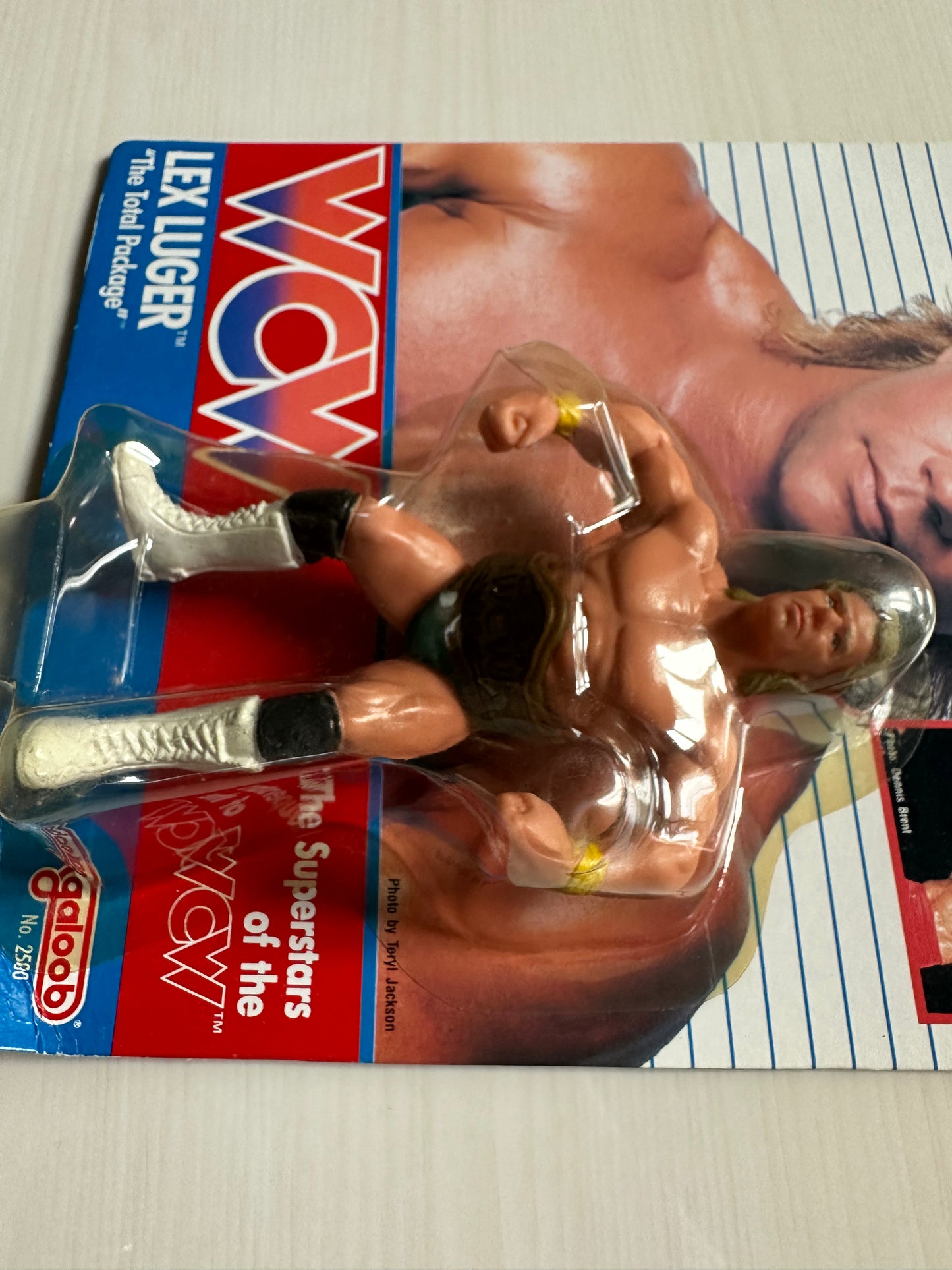 Lex Luger WCW Galoob UK Exclusive