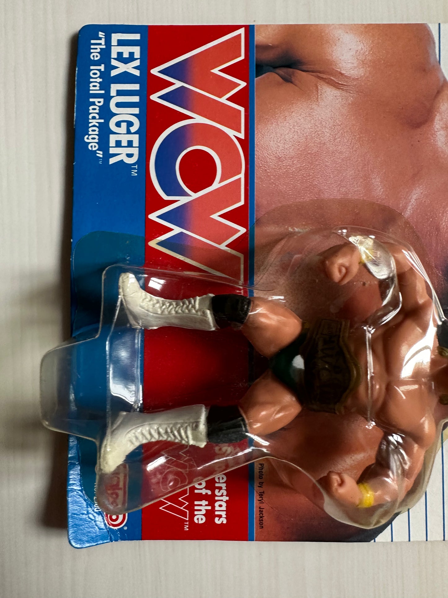 Lex Luger WCW Galoob UK Exclusive