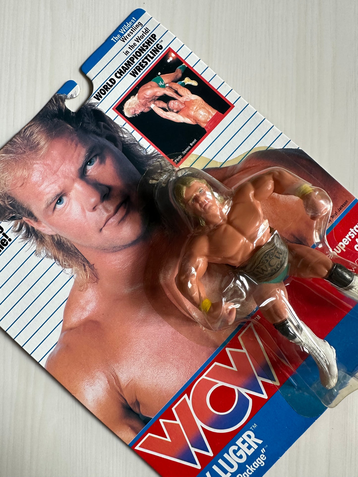Lex Luger WCW Galoob UK Exclusive