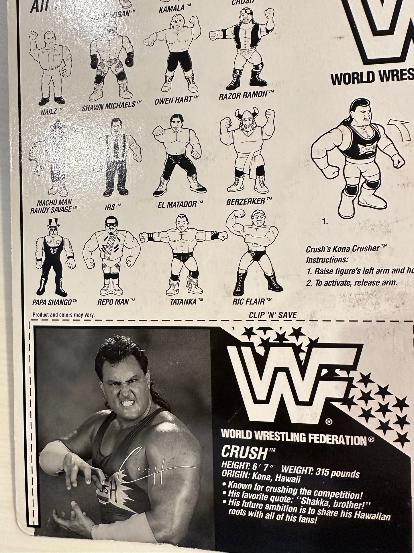 Crush Series 7 WWF Hasbro