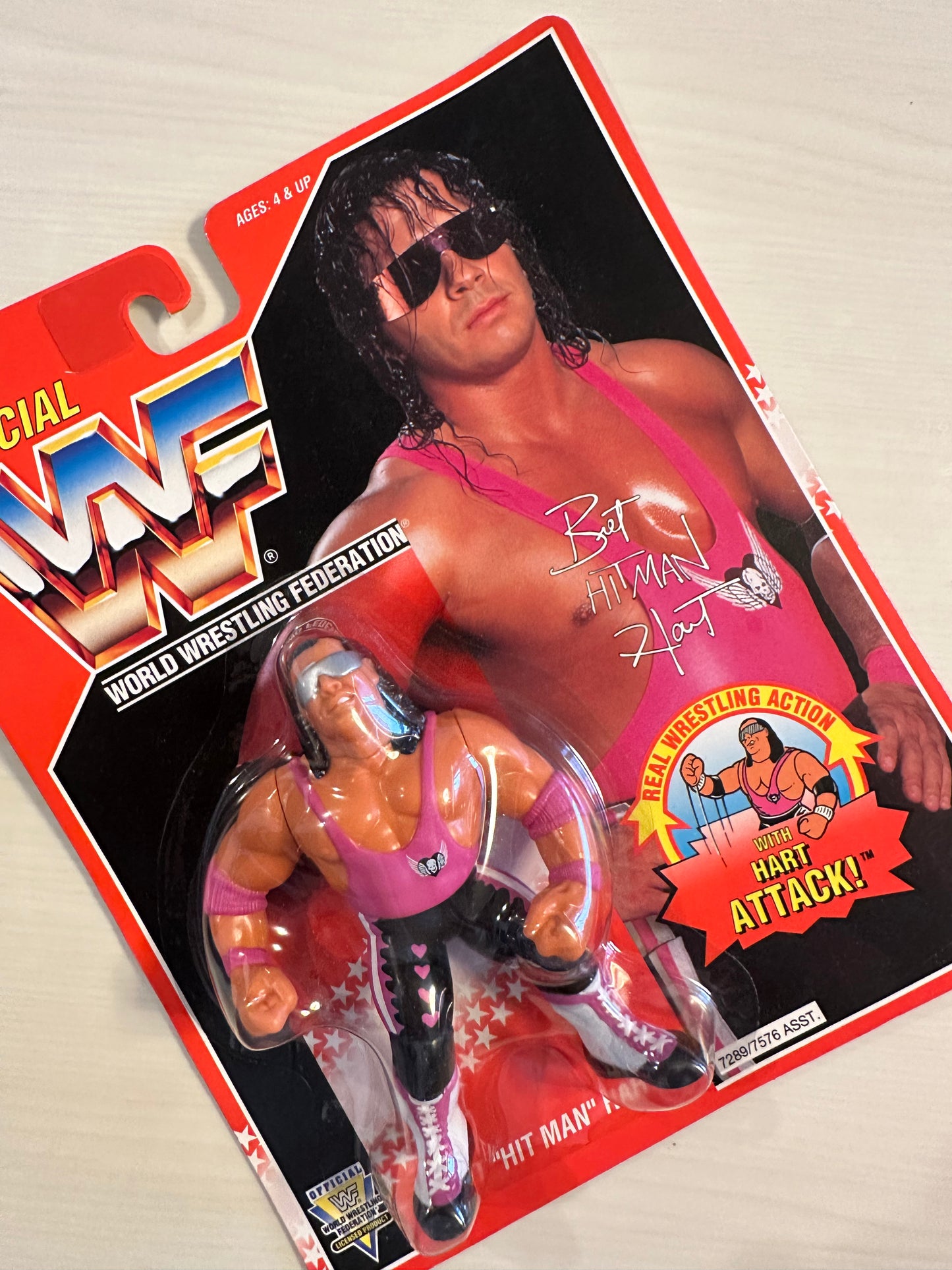 Bret the Hitman Hart Series 8 WWF Hasbro