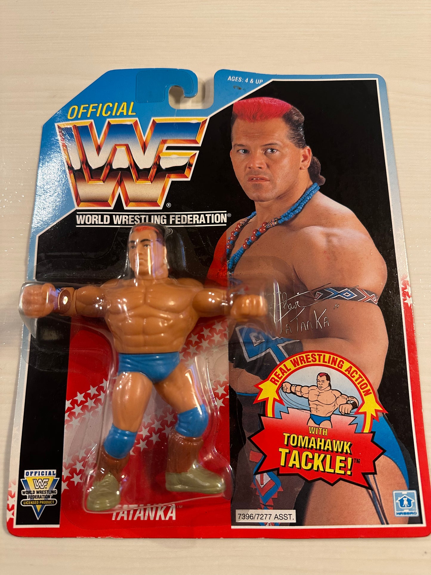 Tatanka Series 6 WWF Hasbro