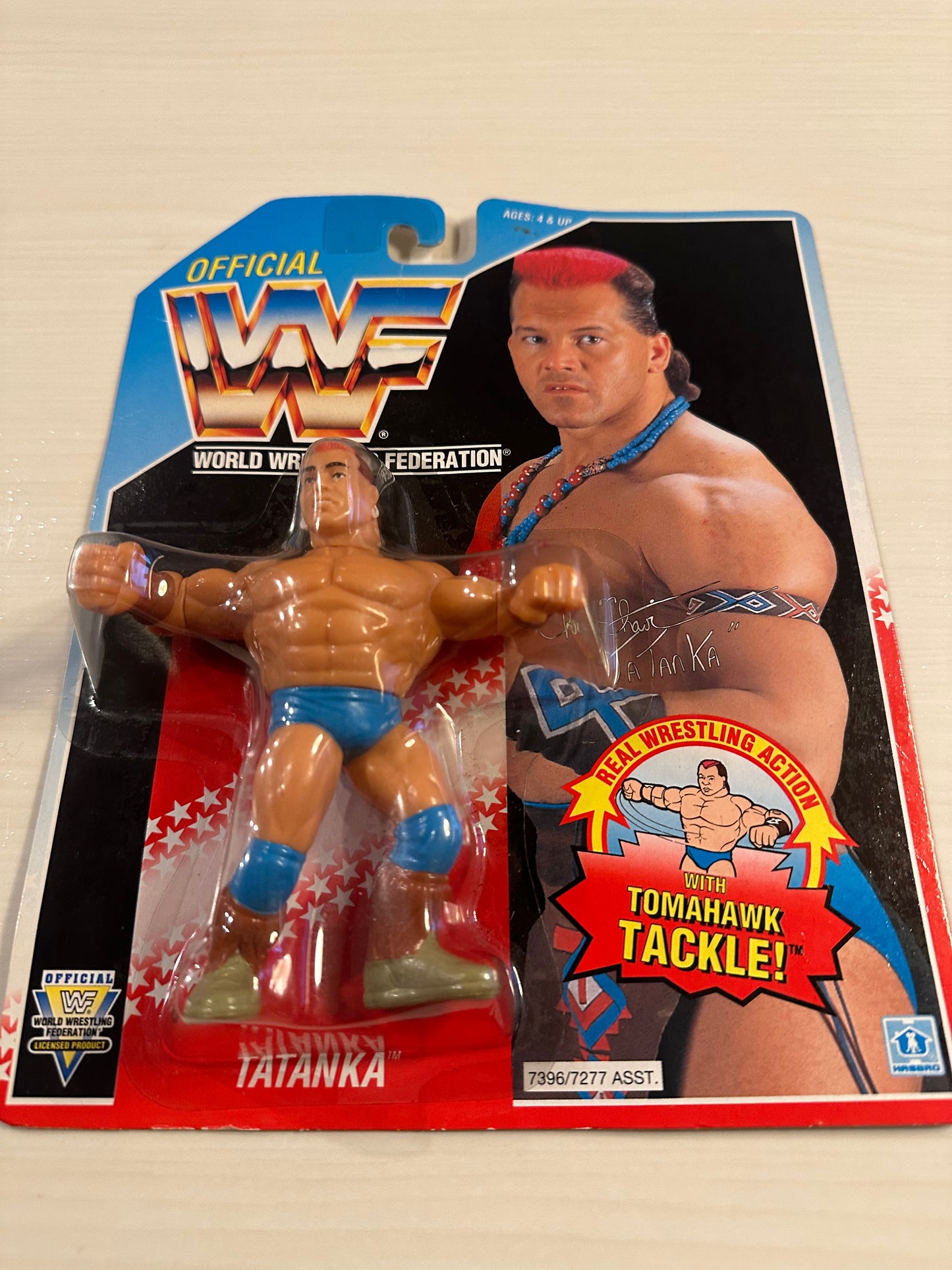 Tatanka Series 6 WWF Hasbro