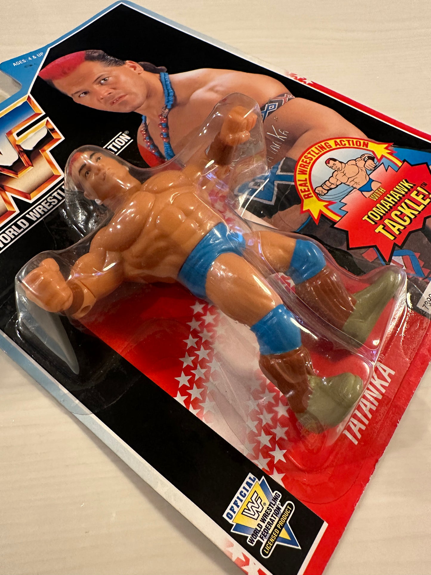 Tatanka Series 6 WWF Hasbro