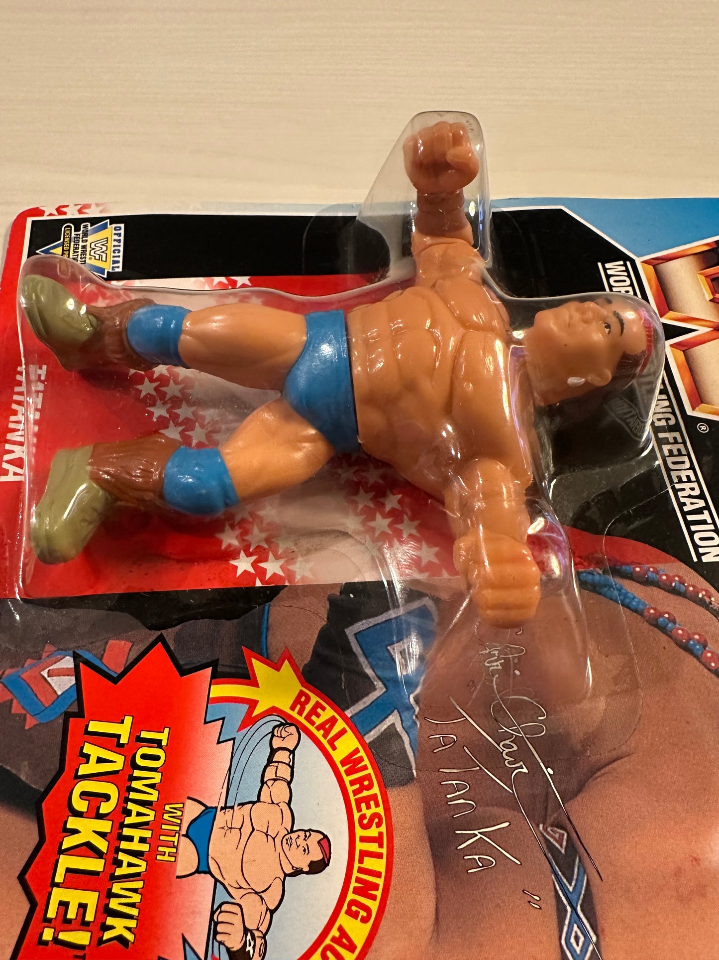 Tatanka Series 6 WWF Hasbro