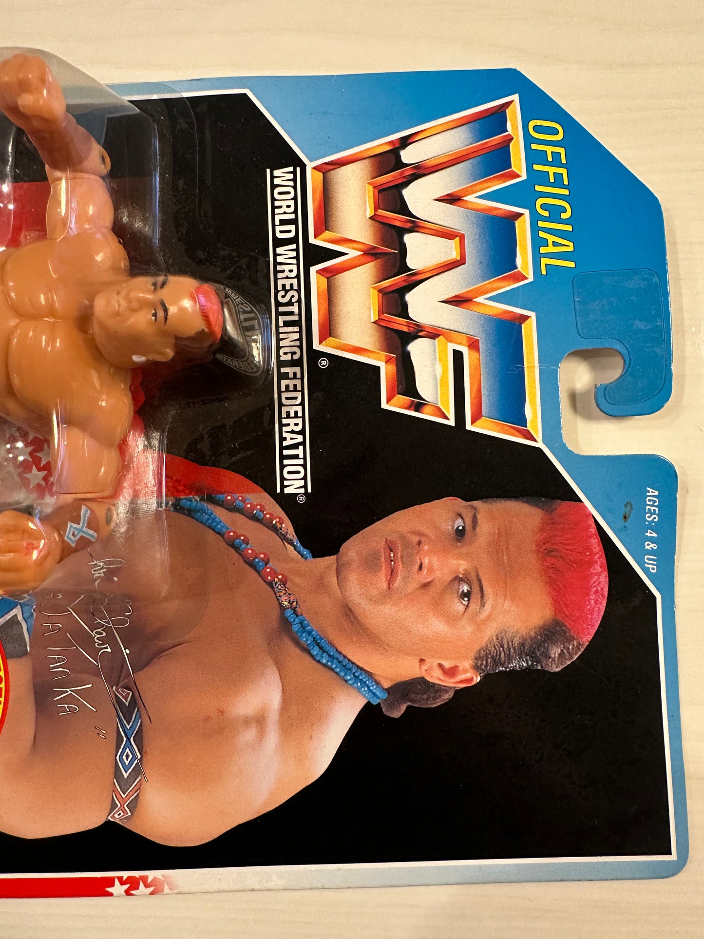 Tatanka Series 6 WWF Hasbro