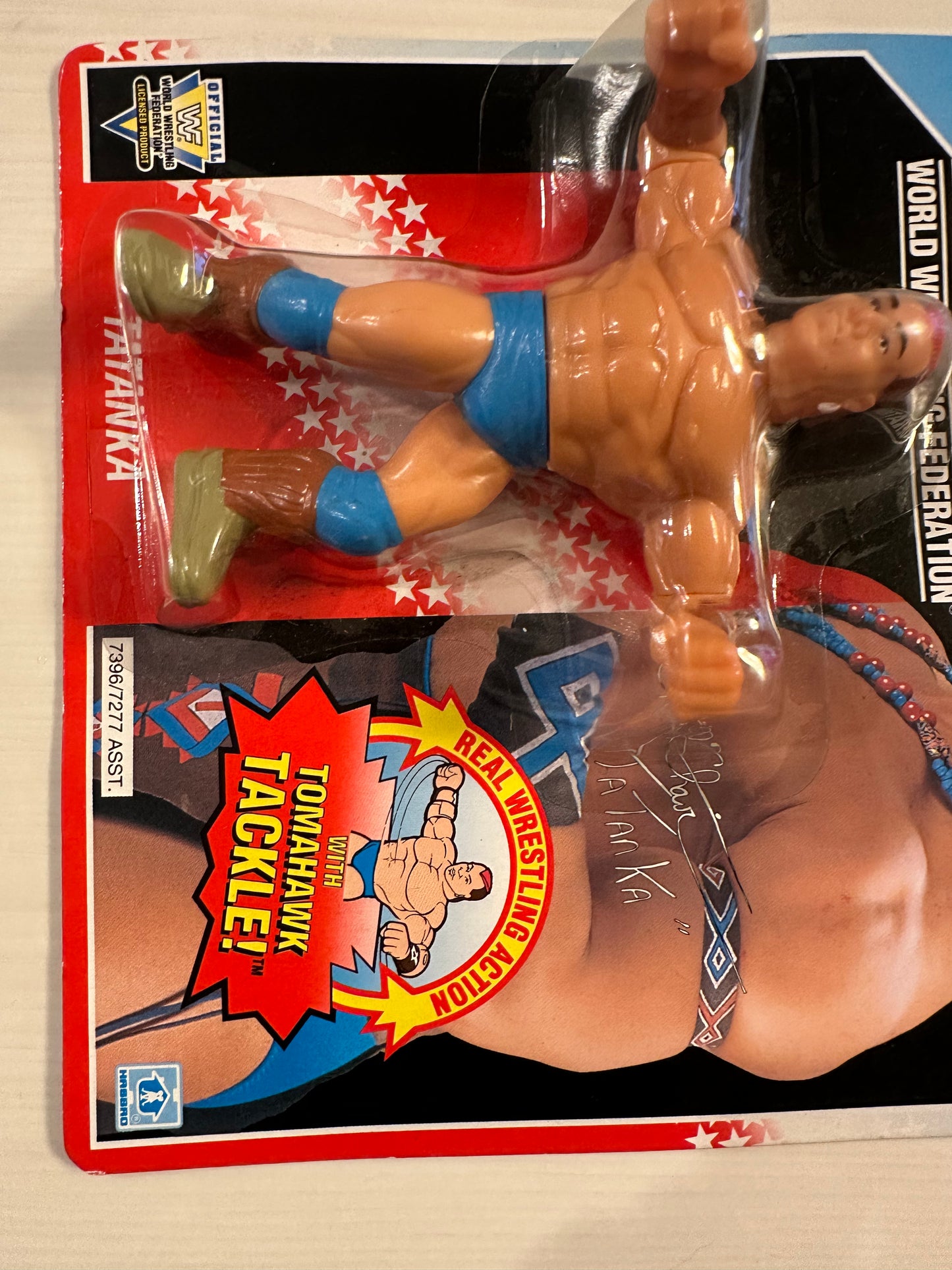 Tatanka Series 6 WWF Hasbro