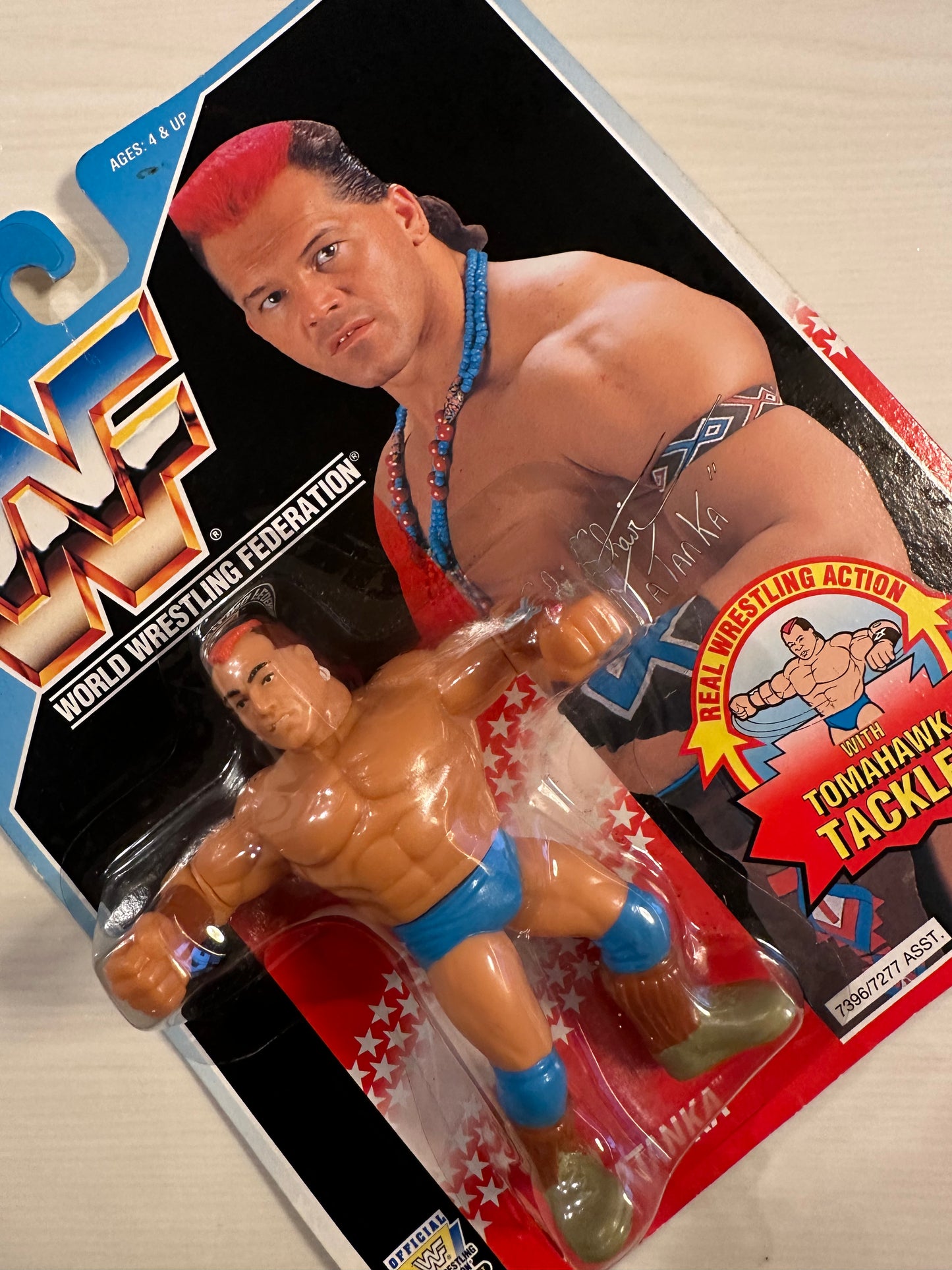 Tatanka Series 6 WWF Hasbro