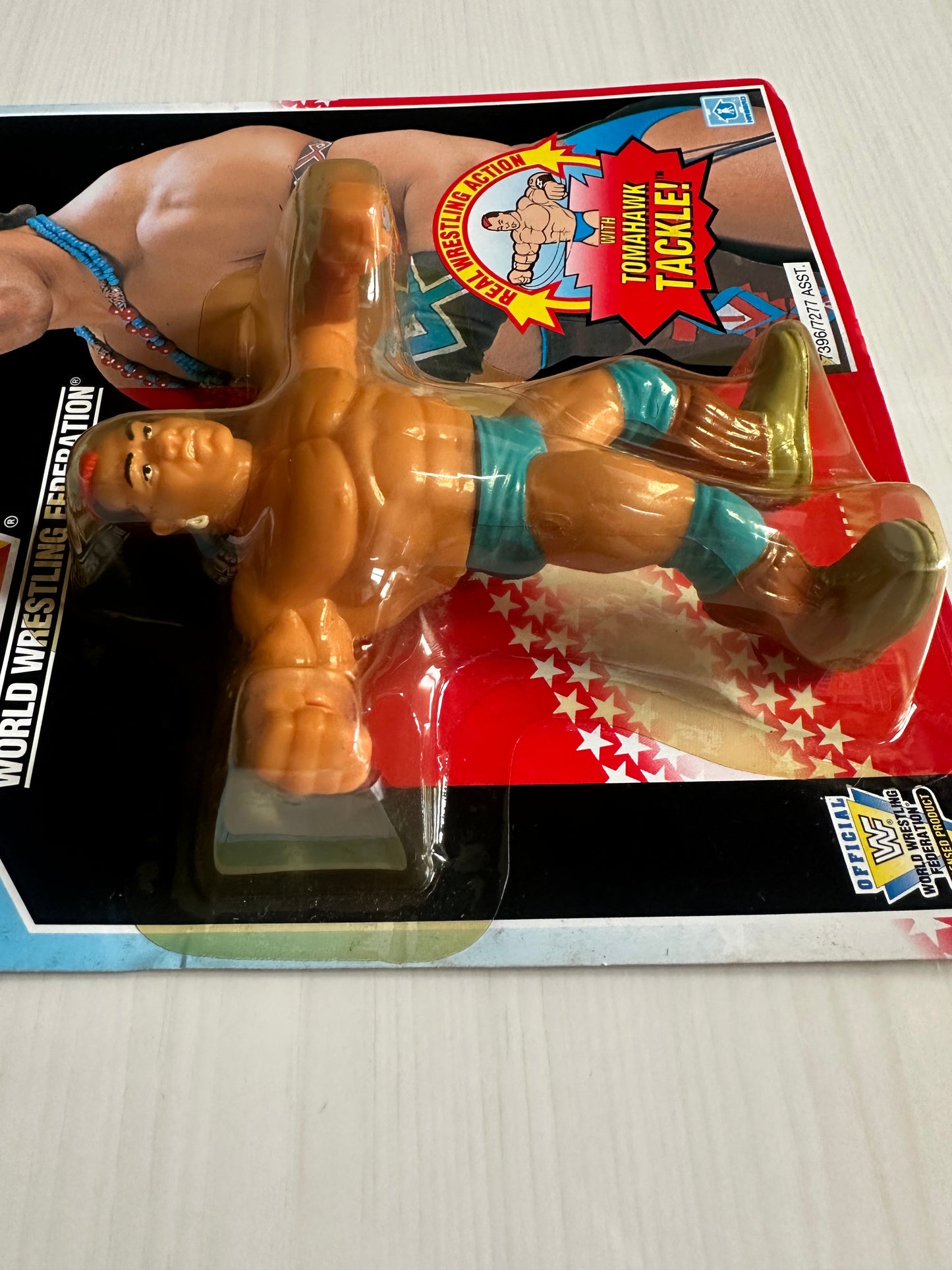 Tatanka Series 6 WWF Hasbro MOC figure