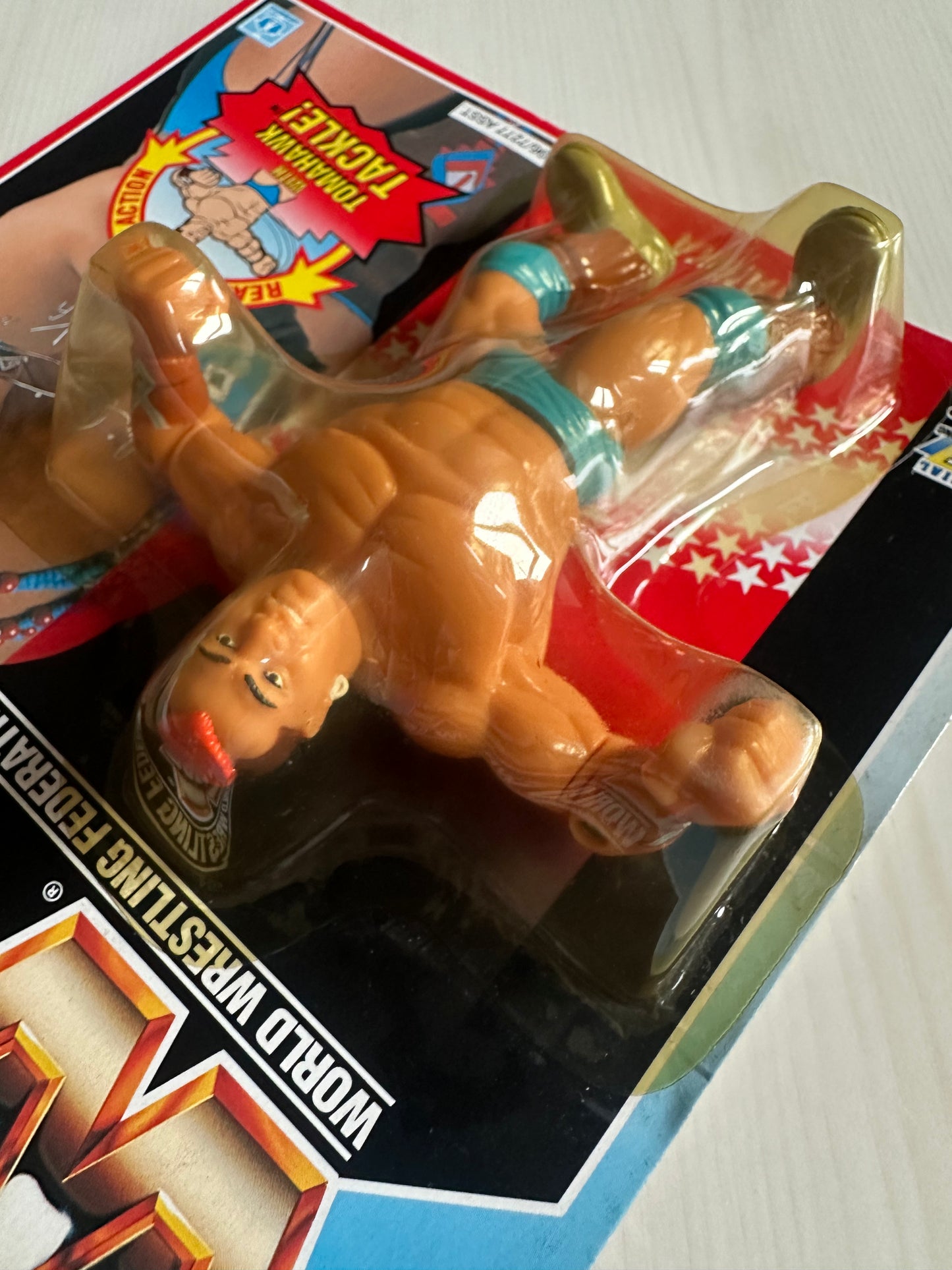 Tatanka Series 6 WWF Hasbro MOC figure