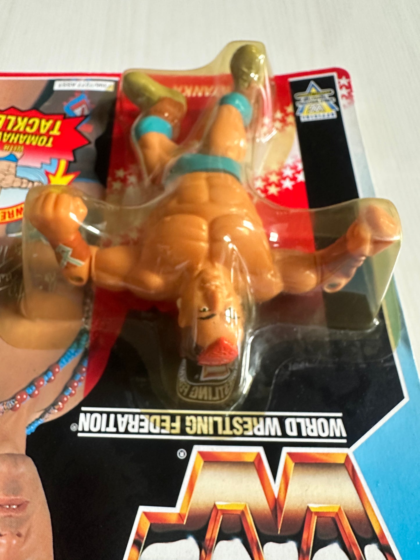 Tatanka Series 6 WWF Hasbro MOC figure