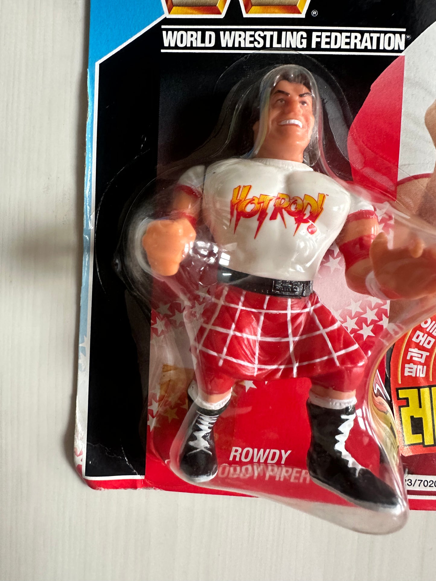 Rowdy Roddy Piper Series 2 WWF Hasbro MOC Korean variant