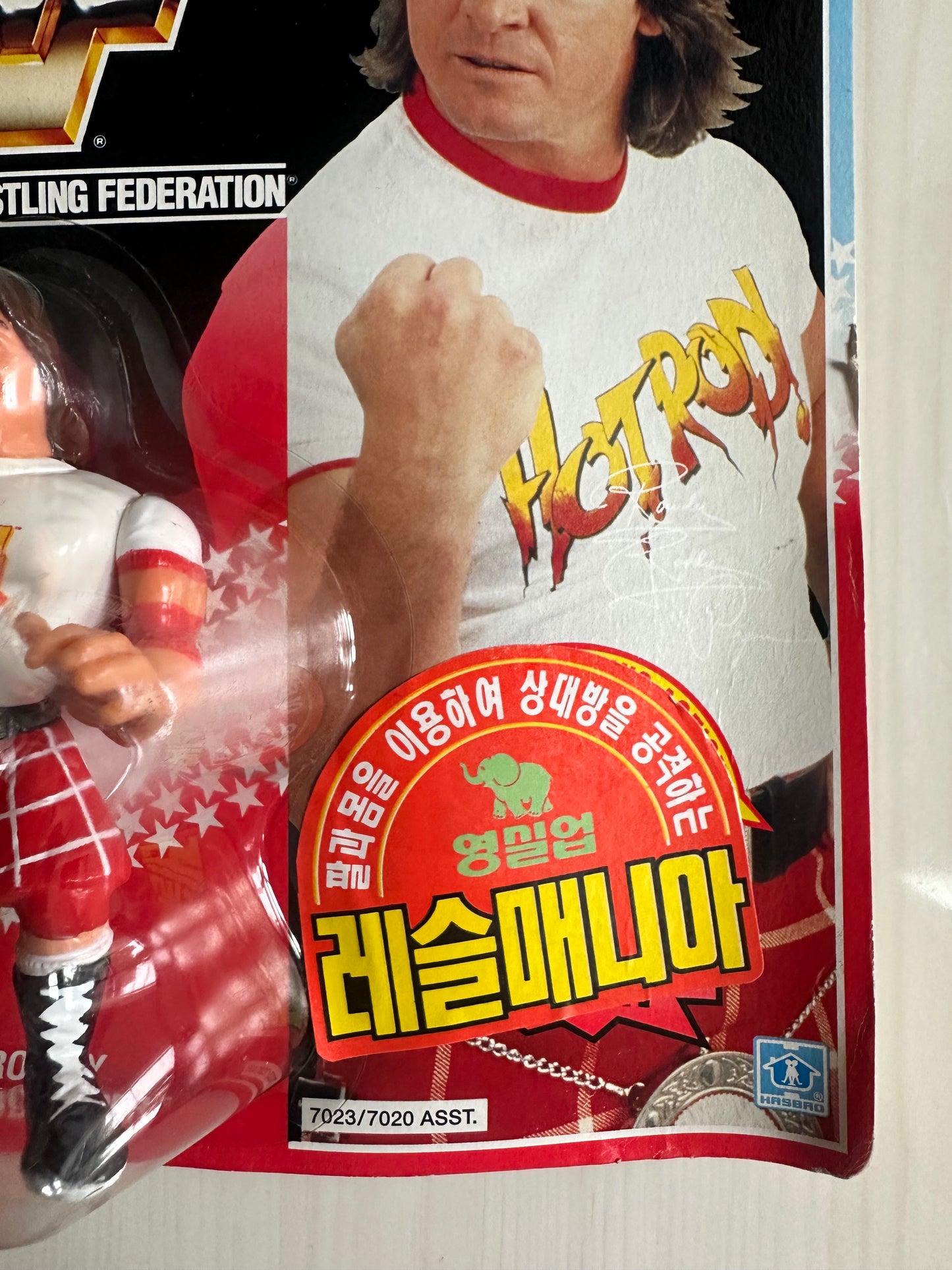Rowdy Roddy Piper Series 2 WWF Hasbro MOC Korean variant