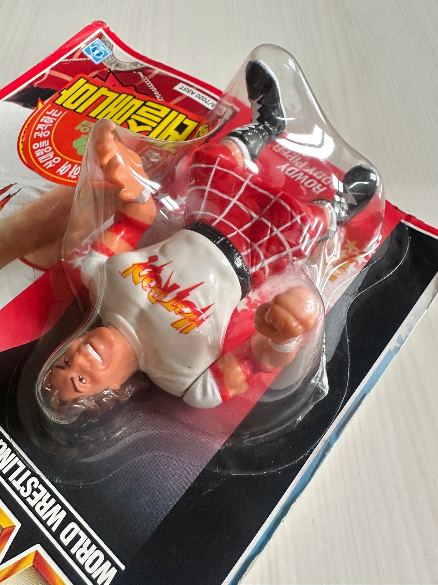 Rowdy Roddy Piper Series 2 WWF Hasbro MOC Korean variant