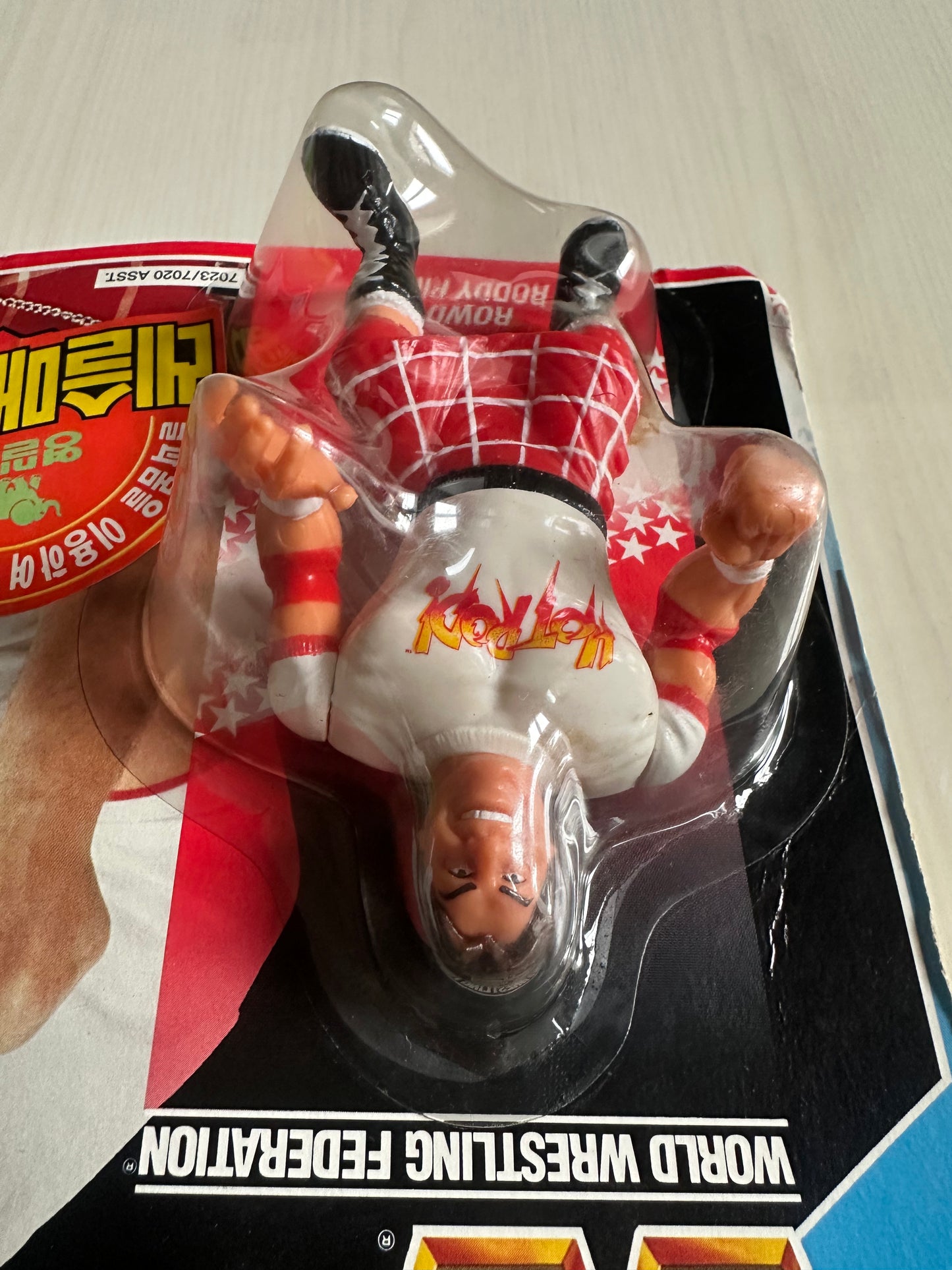 Rowdy Roddy Piper Series 2 WWF Hasbro MOC Korean variant