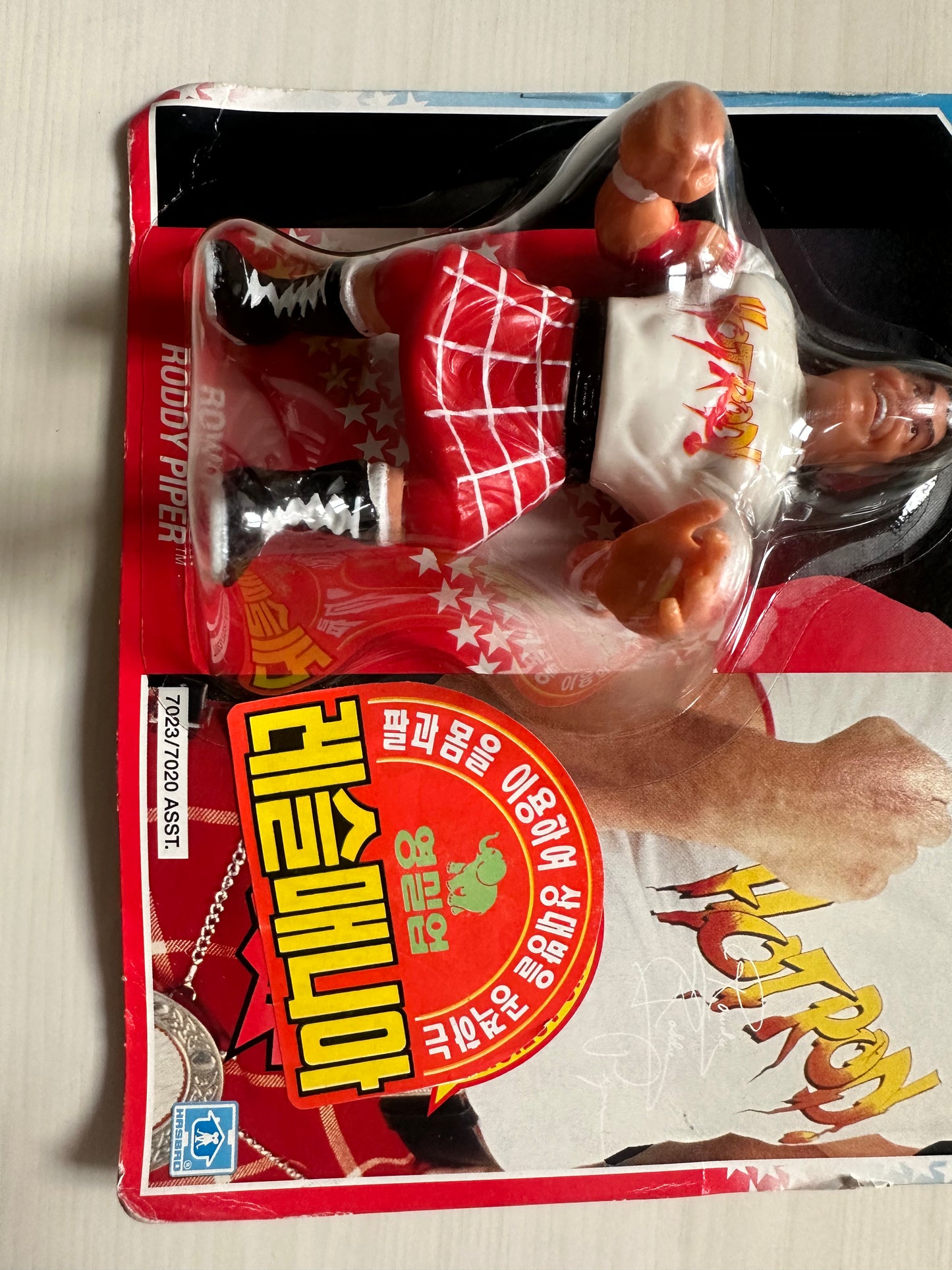 Rowdy Roddy Piper Series 2 WWF Hasbro MOC Korean variant