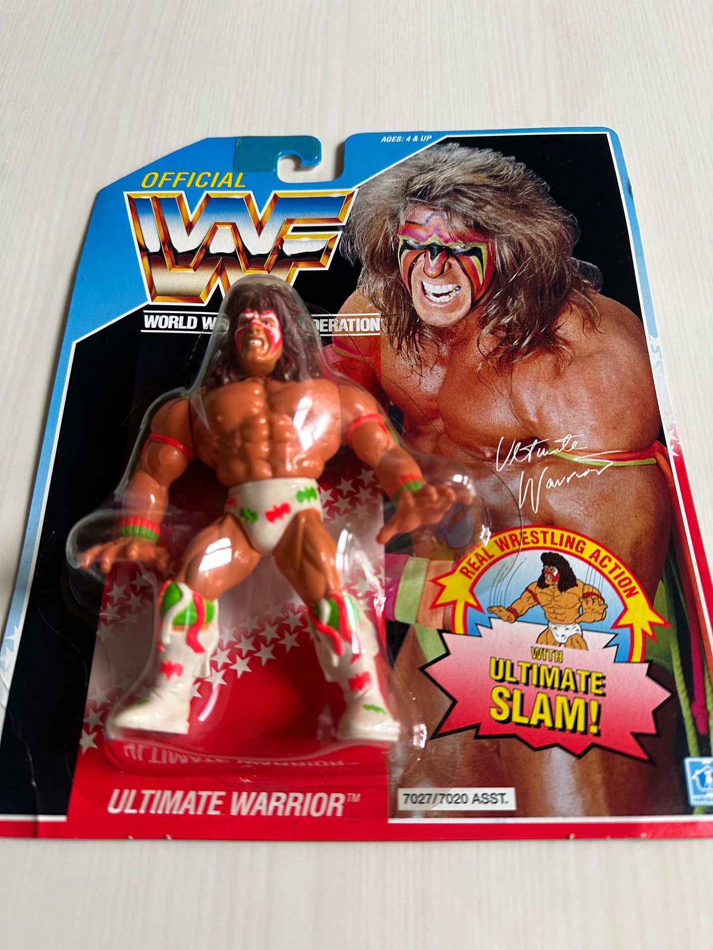 Ultimate Warrior Series 2 WWF Hasbro MOC figure