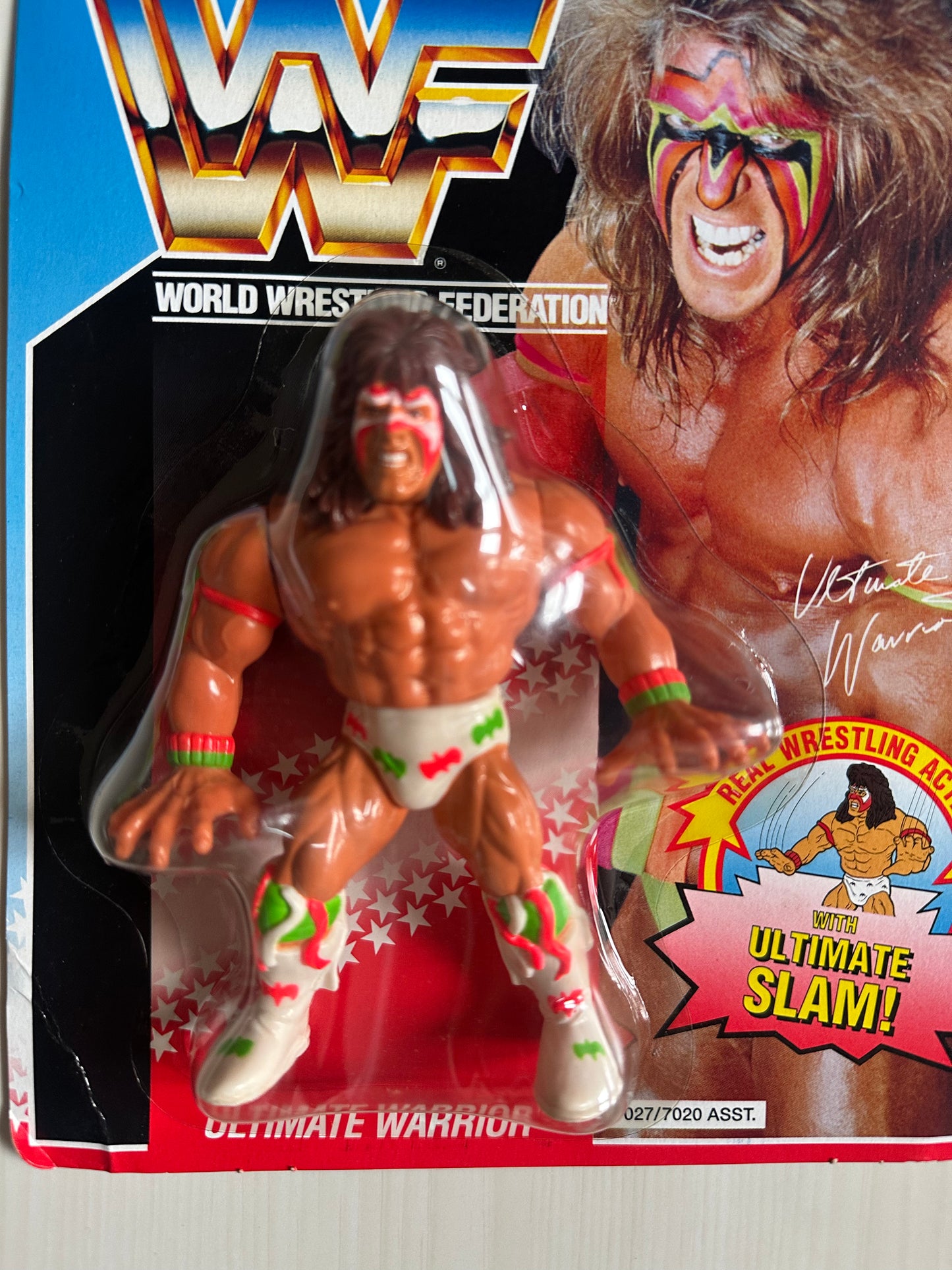 Ultimate Warrior Series 2 WWF Hasbro MOC figure