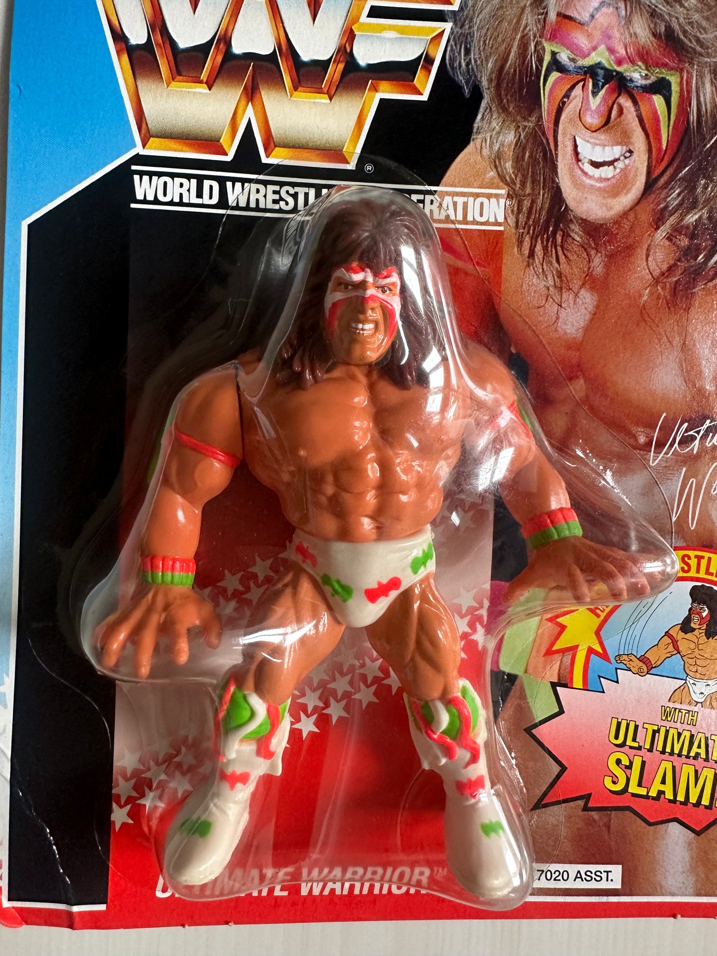 Ultimate Warrior Series 2 WWF Hasbro MOC figure